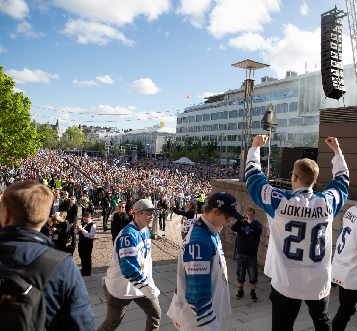 Leijonat MM-kultajuhla Tampere