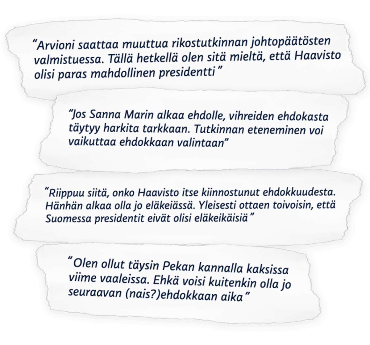 Vihreiden kritiikkiä Pekka Haaviston mahdollista presidenttiehdokkuutta kohtaan.