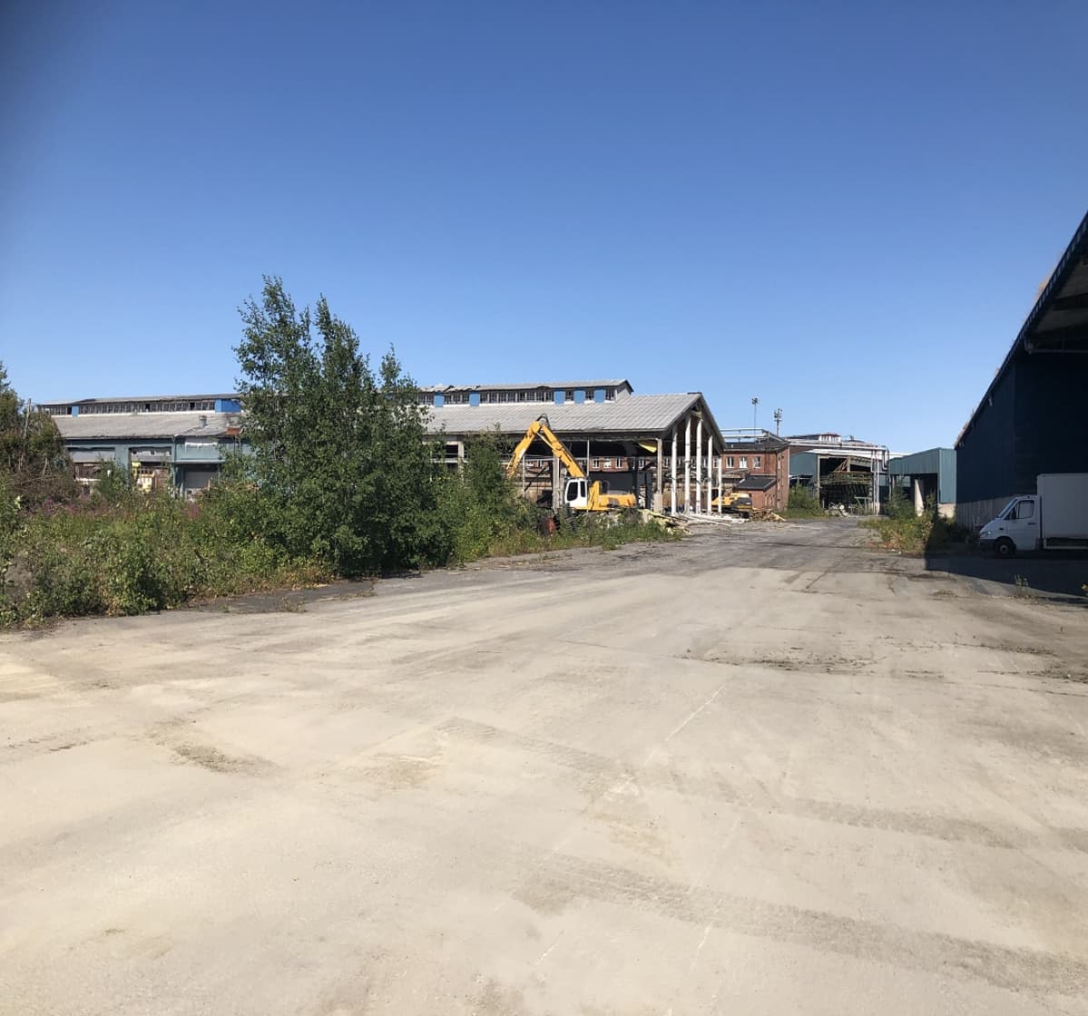 Metsä Groupin Kemin tehdas purkutyöt