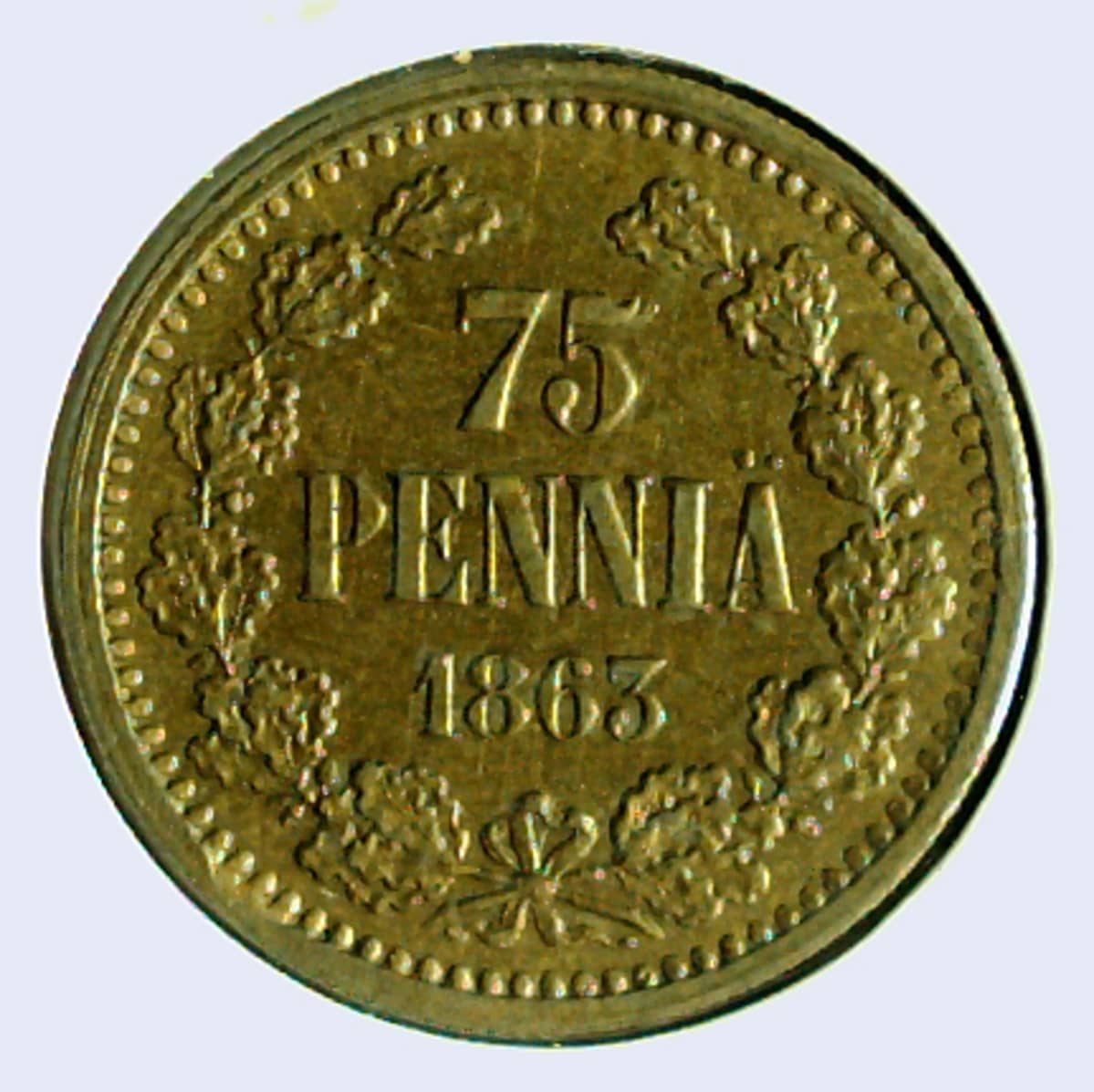 75pennin koeraha vuodelta186