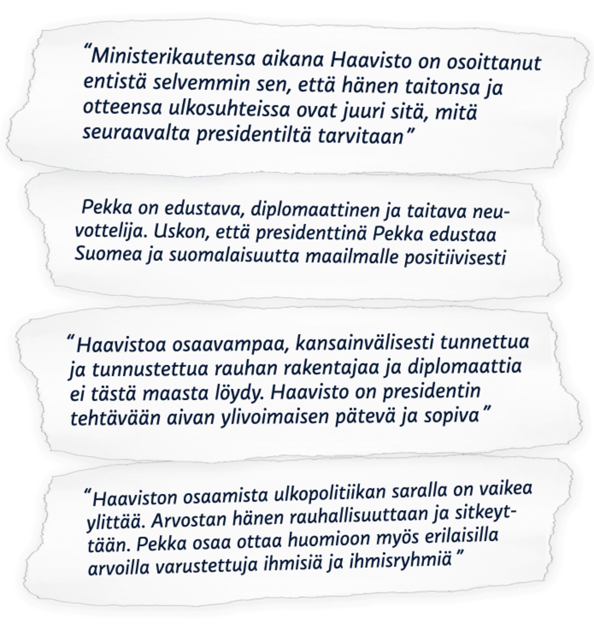 Vihreiden kehuja Pekka Haaviston presidenttikampanjan tueksi.