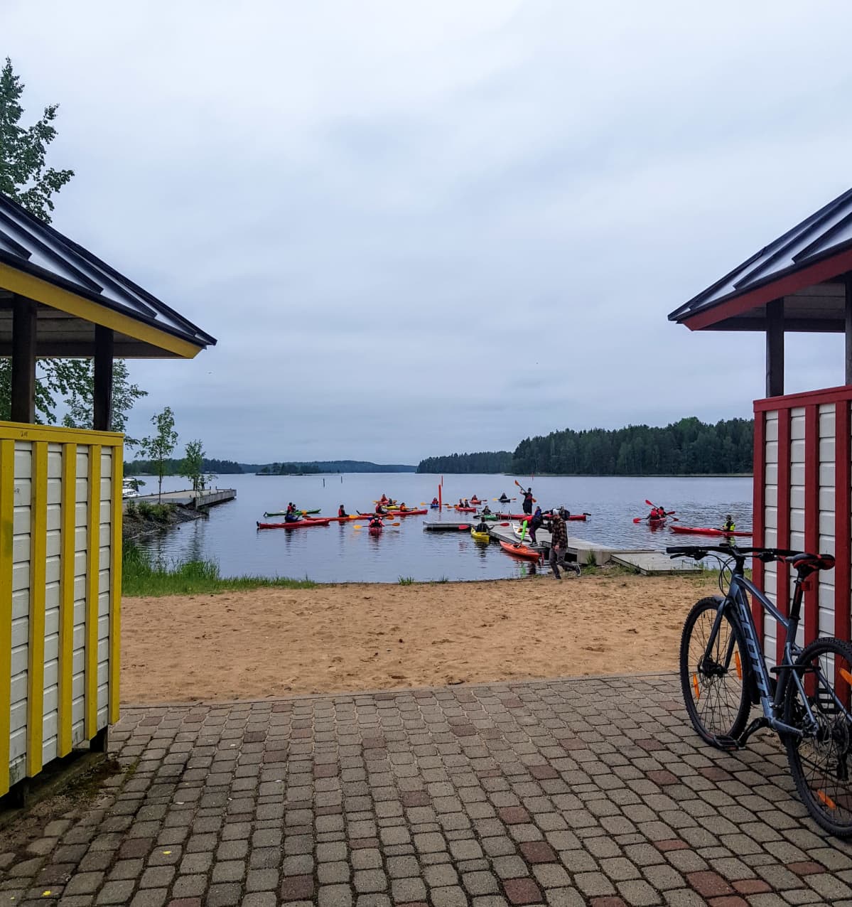 Melontaretki lähdössä liikkeelle Taipalsaarella.