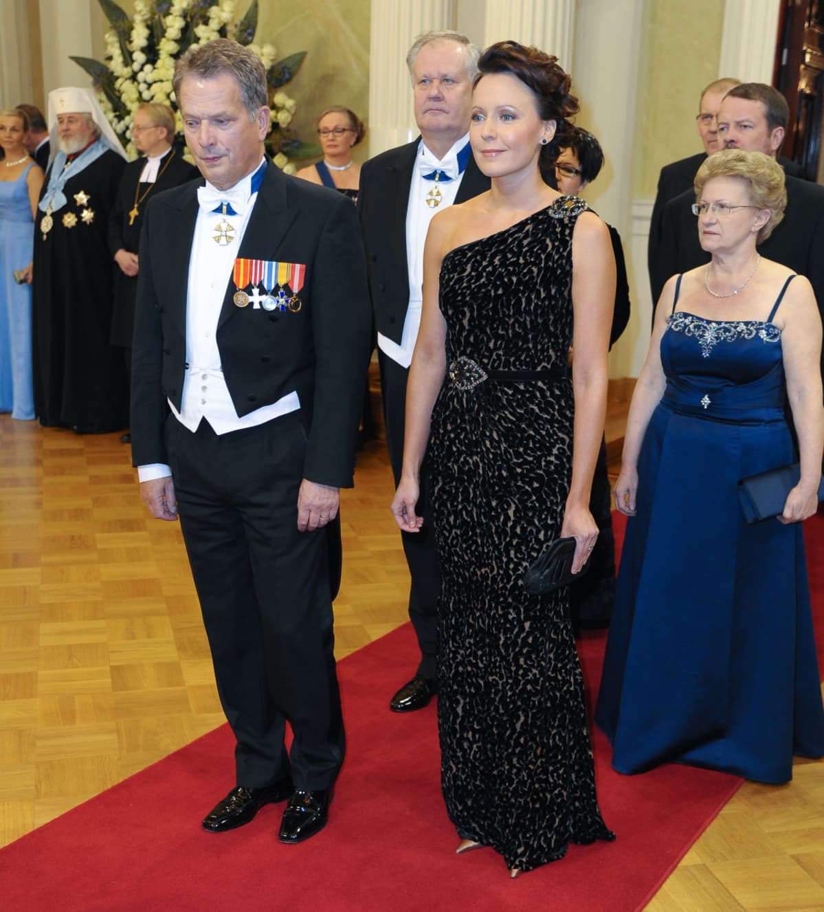 Sauli Niinistö Jenni Haukio, Itsenäisyyspäivän vastaanotto Tasavallan Presidentin Linnassa. vuonna 2010.