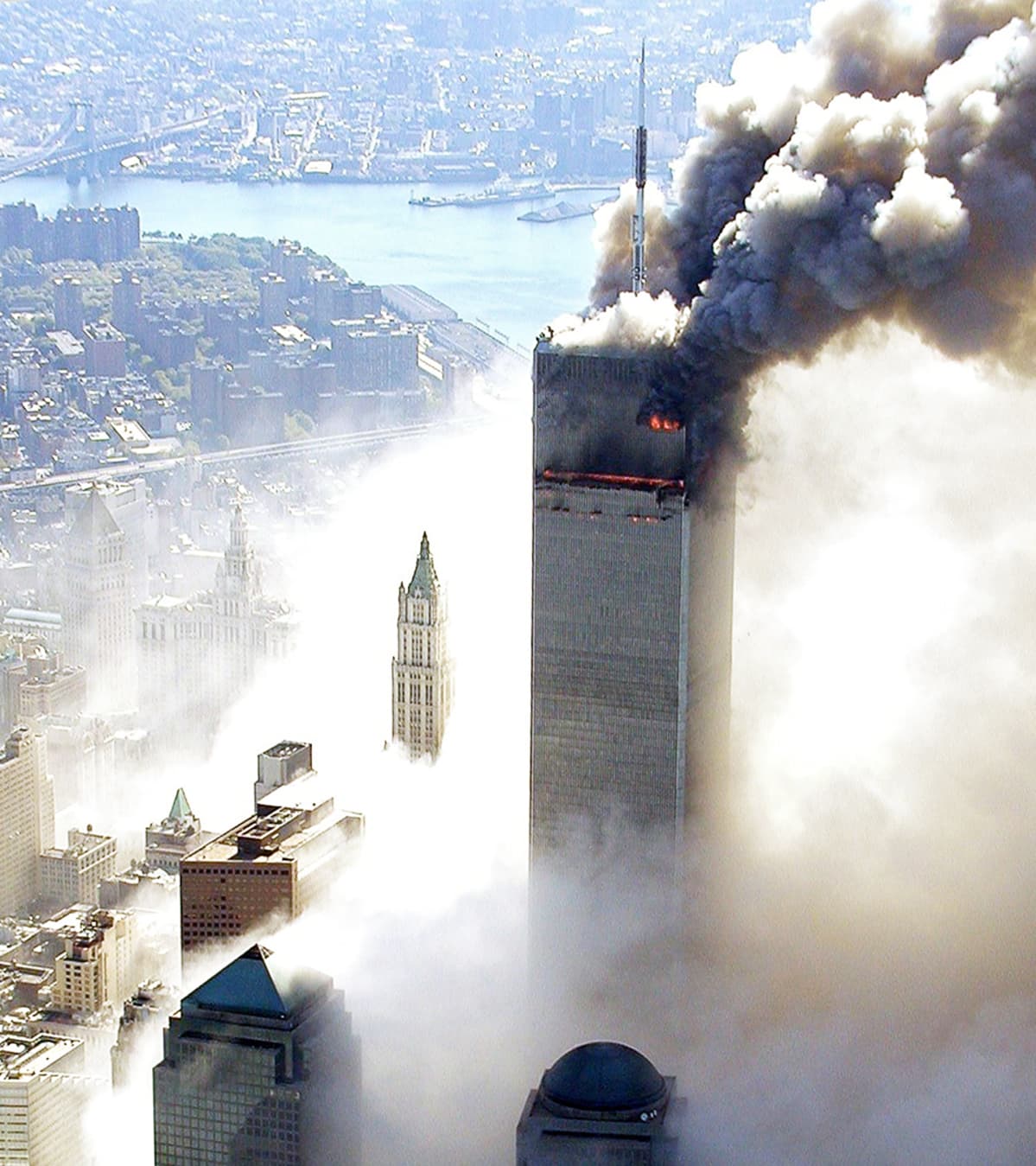WTC-isku New Yorkissa 11.9. 2001.