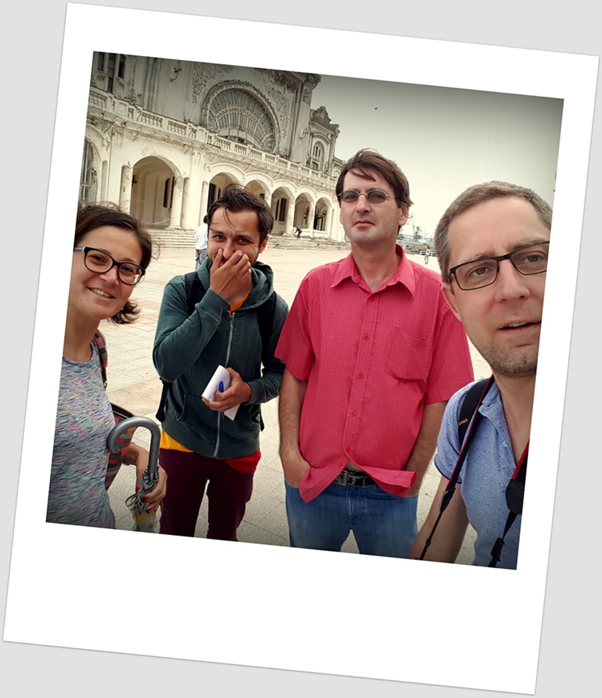 Selfie polaroidilla.