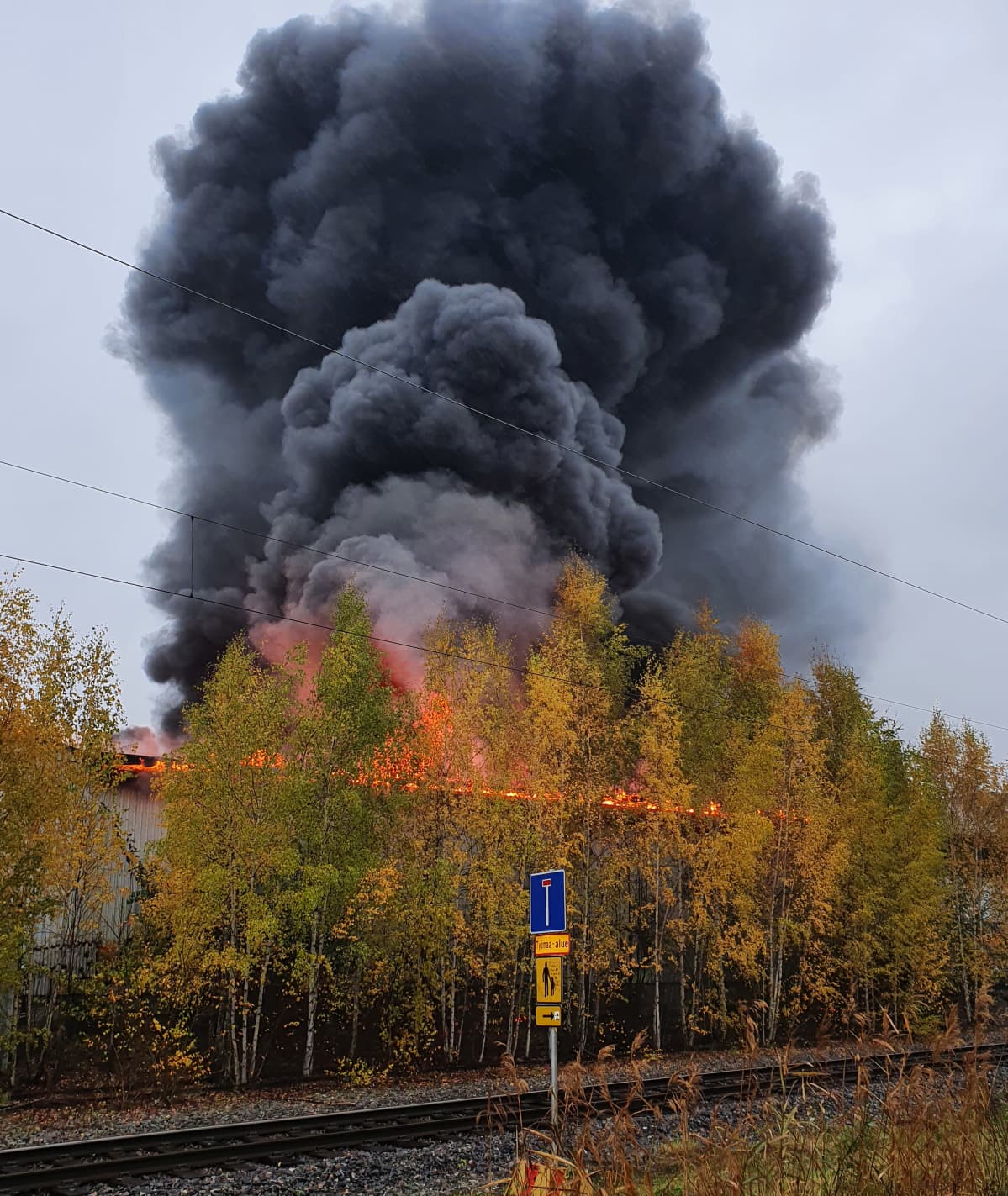 Tulipalo Turun Pansiontiellä.