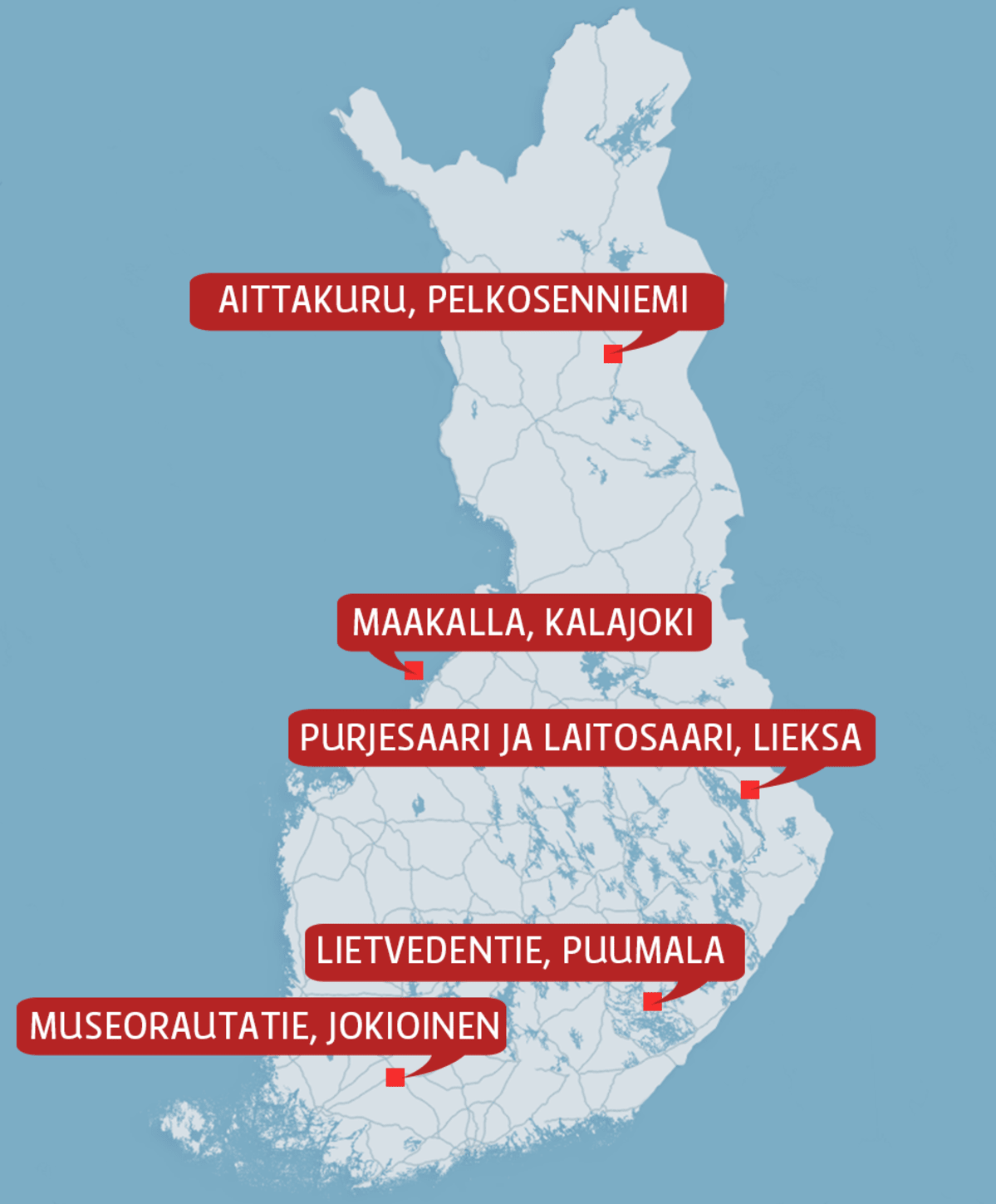 suomen kartta puumala Lukijat suosittelevat luontokohteita: 5 erityisen kaunista  suomen kartta puumala