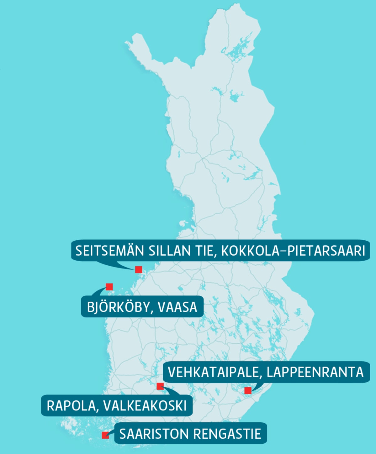 suomen kartta reitit Lukijat suosittelevat: 5 kauneinta pyöräilyreittiä Suomessa | Yle  suomen kartta reitit