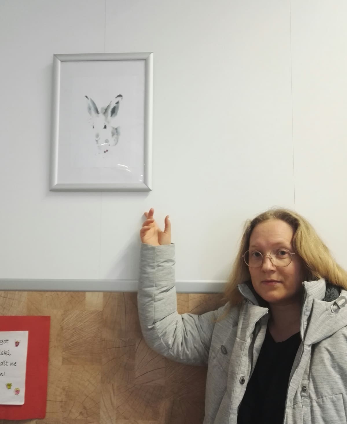 Luvaton kopio Elisa Ahosen teoksesta, kuvassa E. Ahonen