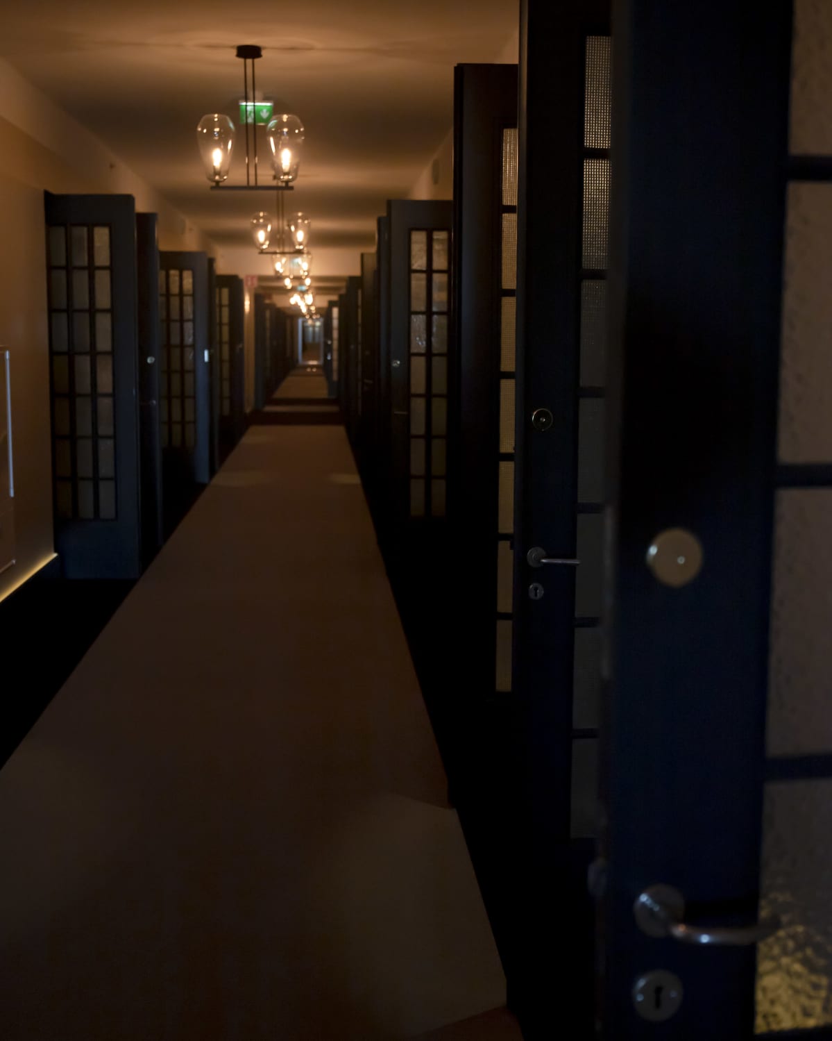 Scandic Grand Central Helsinki -hotellin käytävä