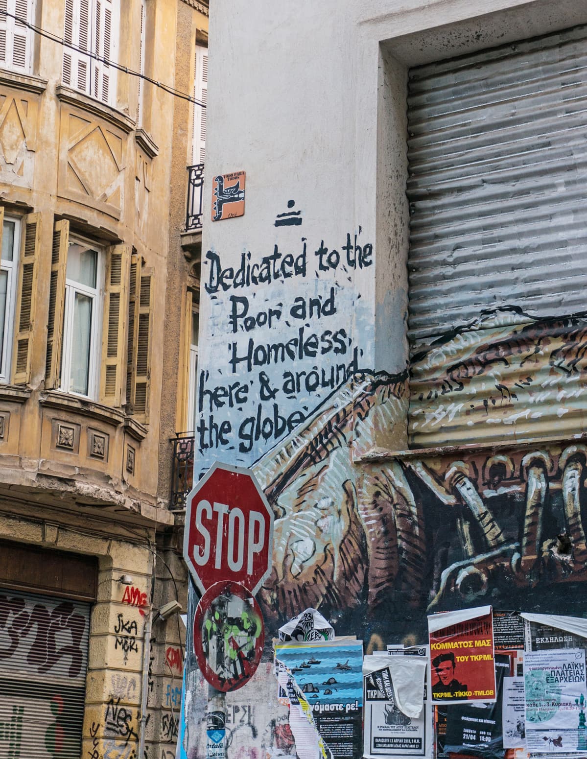Graffiteja Ateenassa.