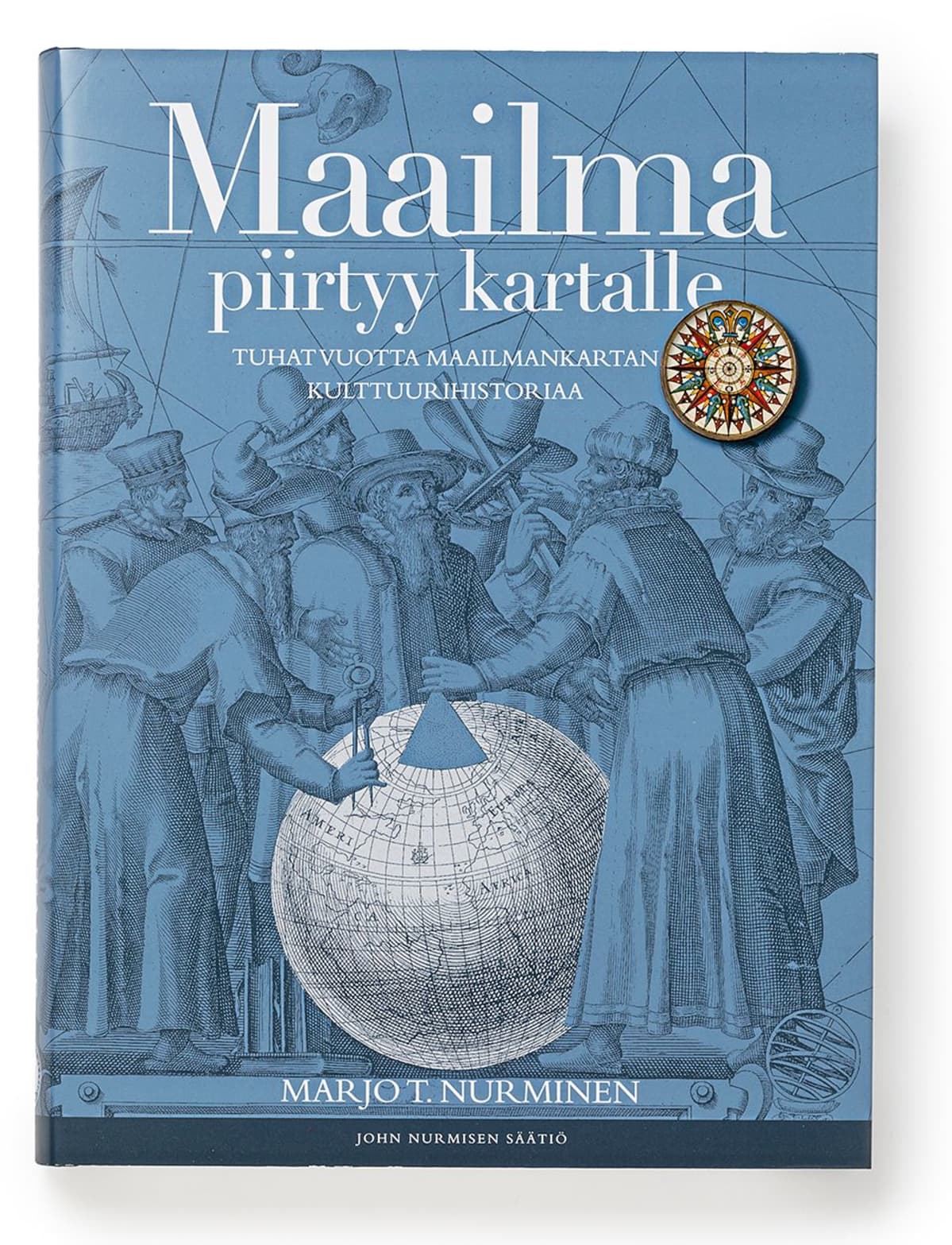 Maailma piirtyy kartalle, kirjan kansi.