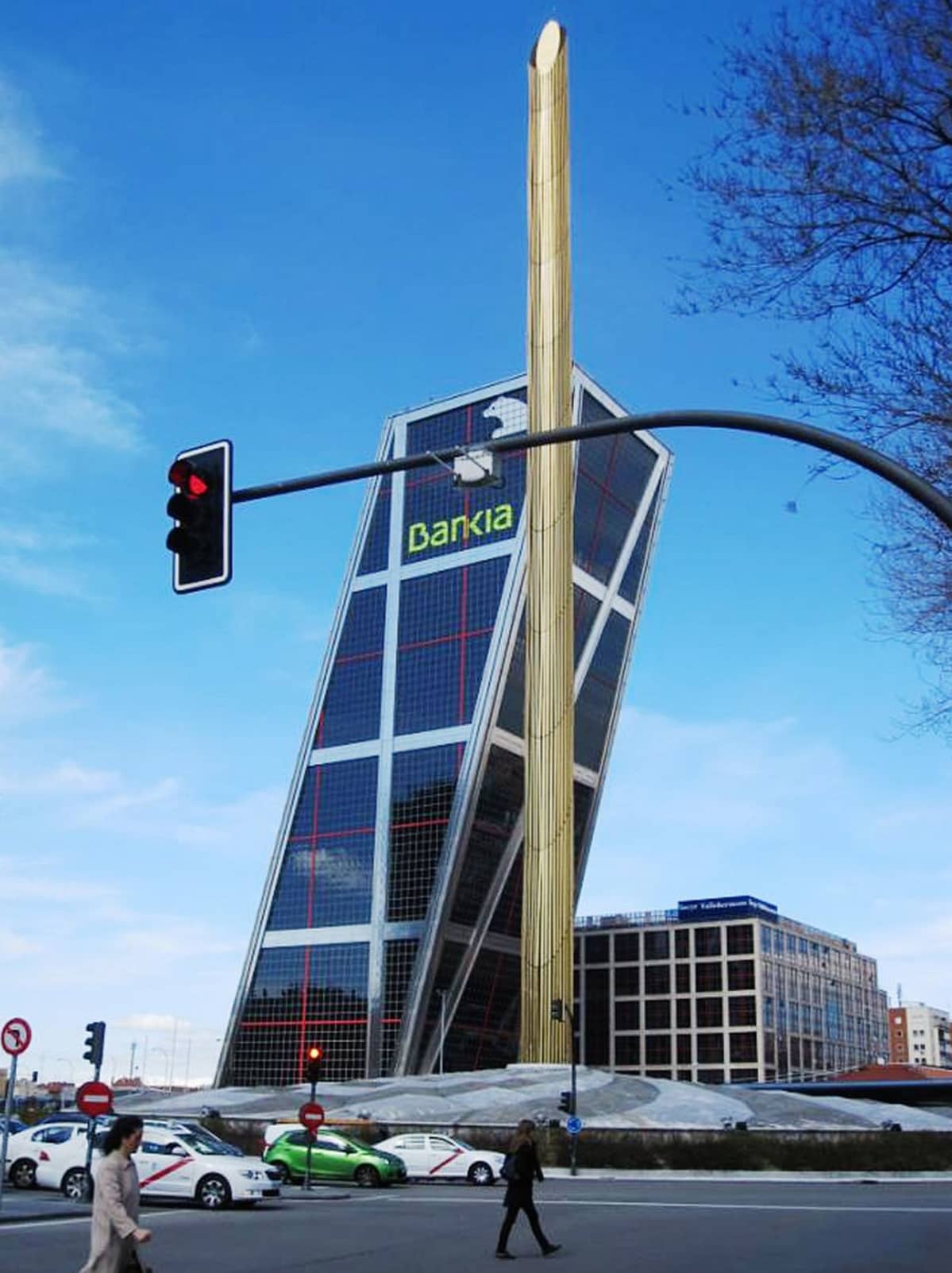 Bankia-pankin rakennus Madridissa.