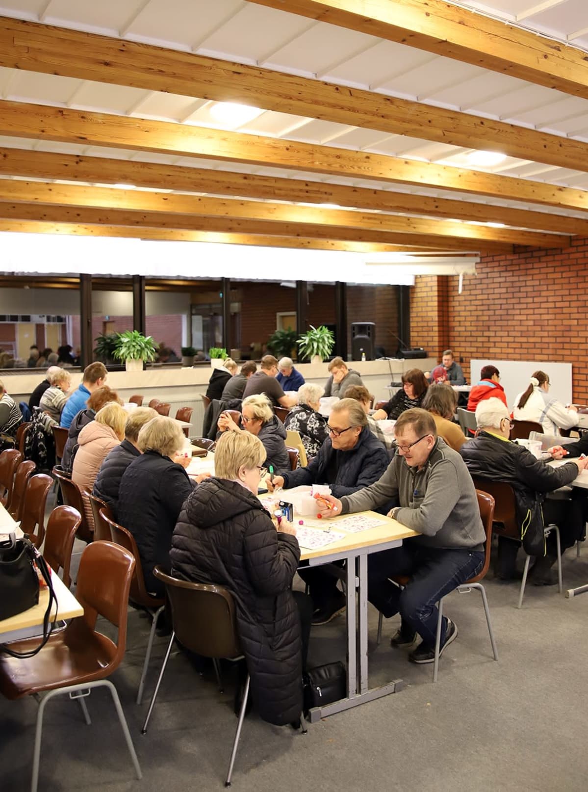 bingoa pelataan kylätalossa Kauhavalla