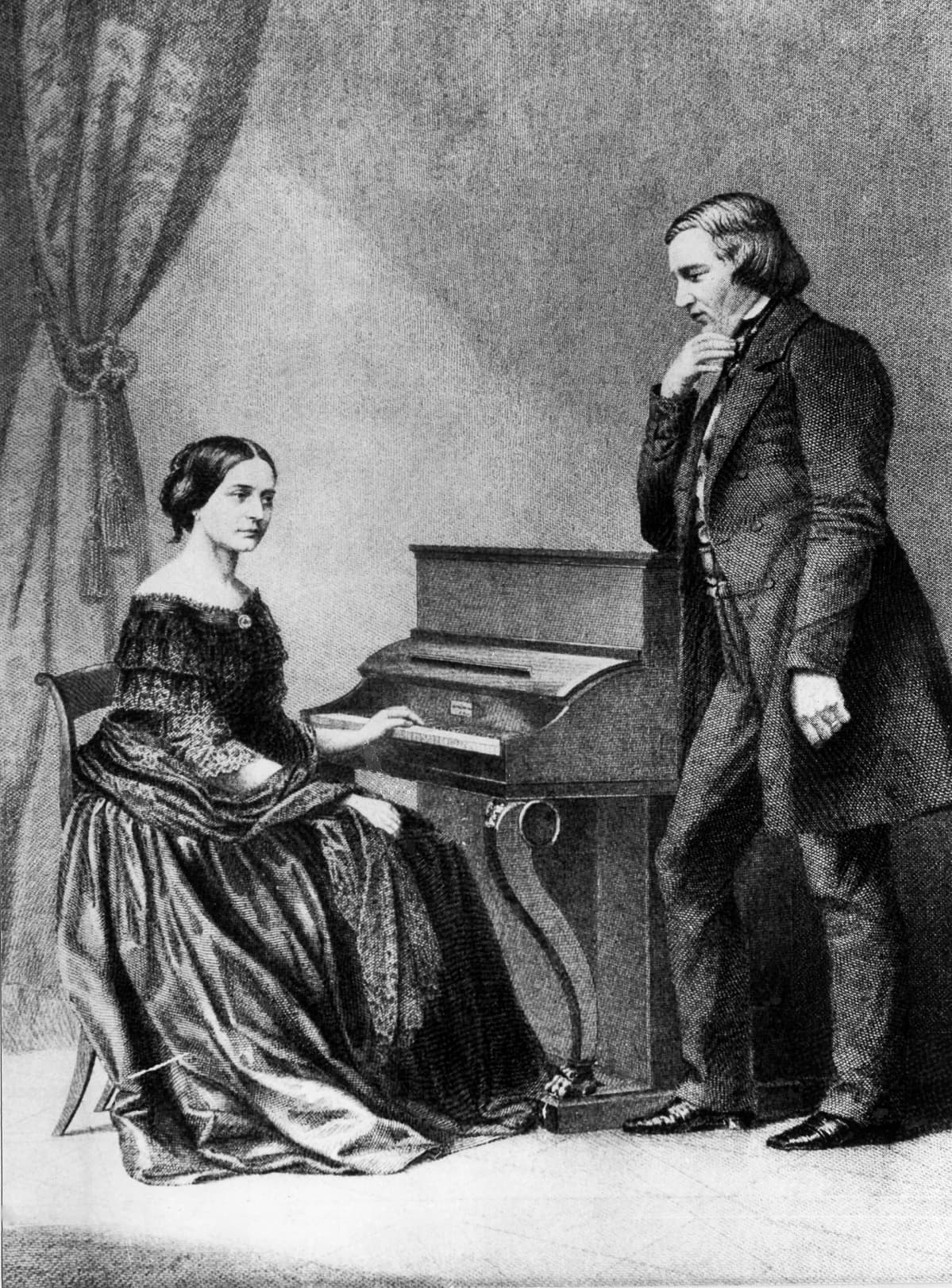 Clara ja Robert Schumann