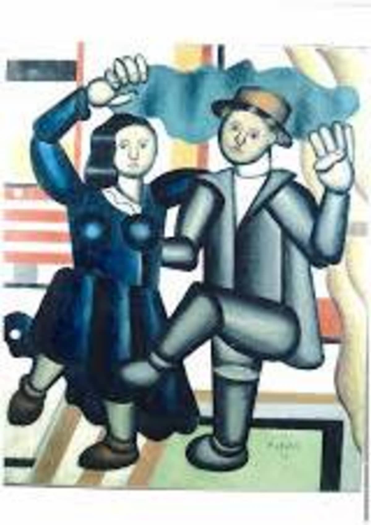Fernard Leger öljyvärimaalauksesta "Personnages" on liikkeellä korkeatasoinen väärennös.