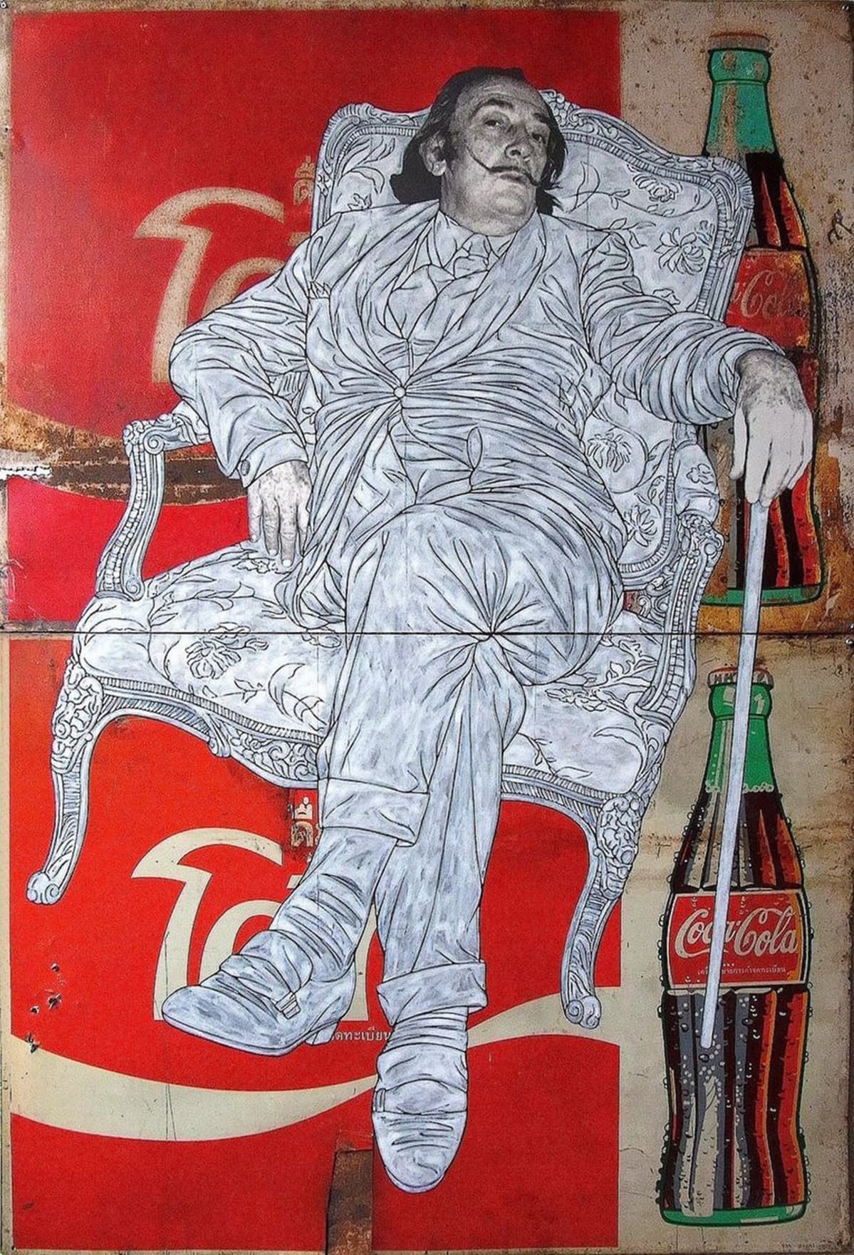 Pakpoom Silaphan: Dali Sits on Coke, 2014