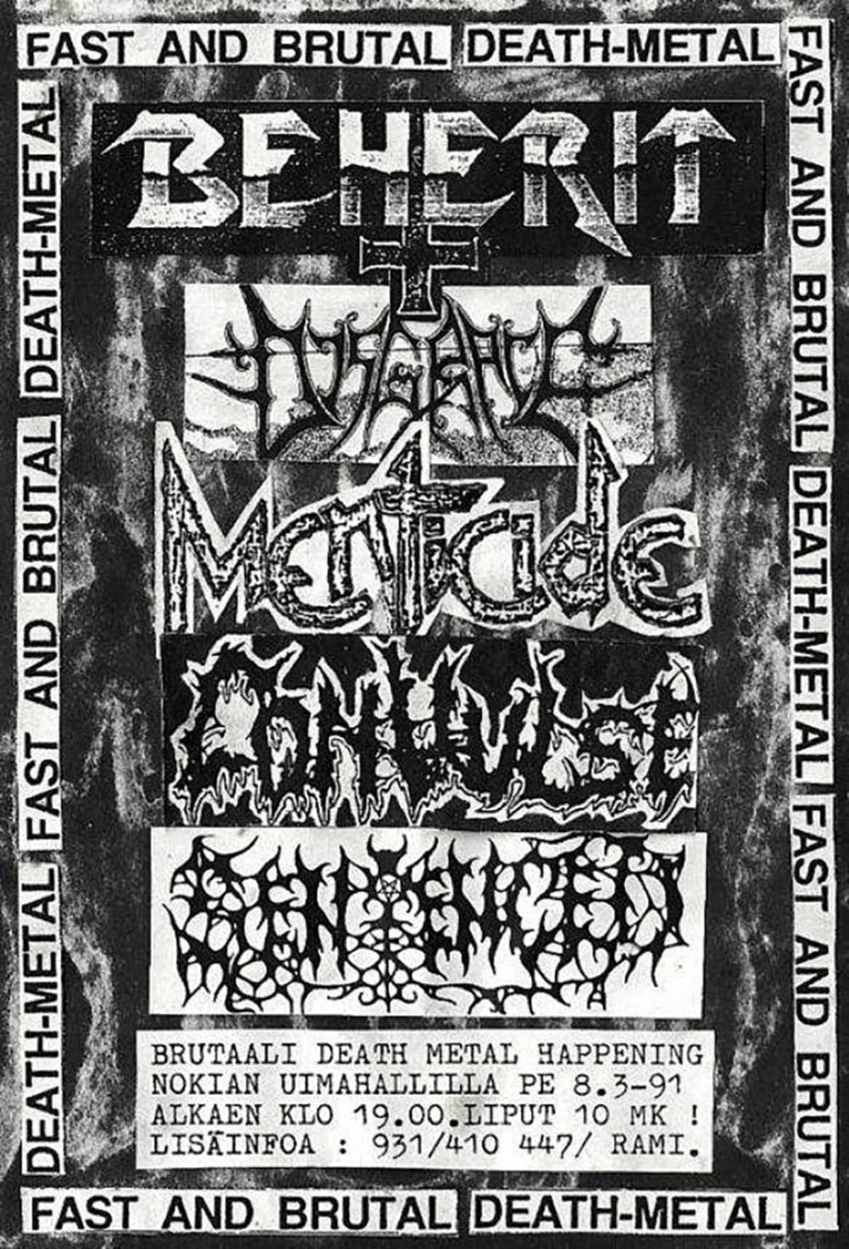 Rotting Ways to Misery, death metal, flyer