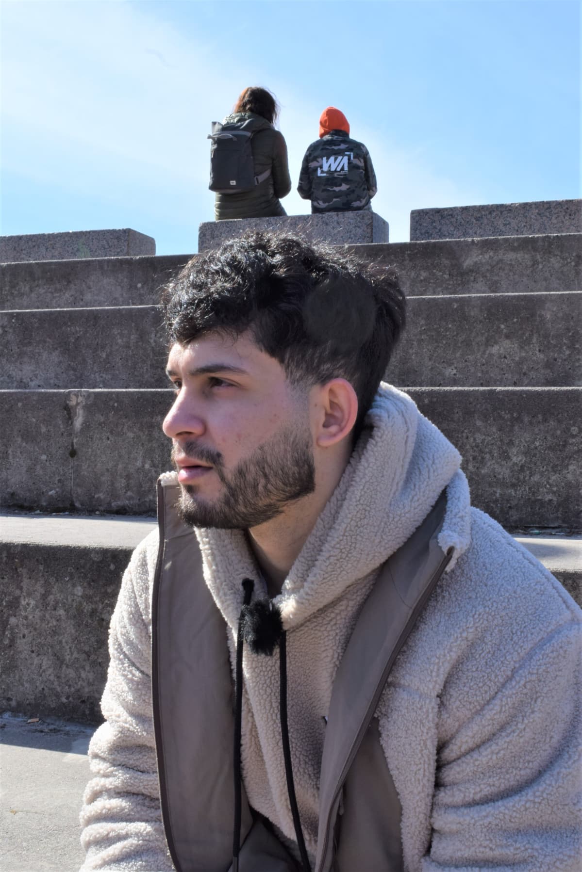 – Olen toiveikas, että saan töitä. Täytyy vain oppia suomen kieltä lisää. Rekaut Aziz, 22, on asiakkaana työllisyyskokeilussa Helsingissä.
