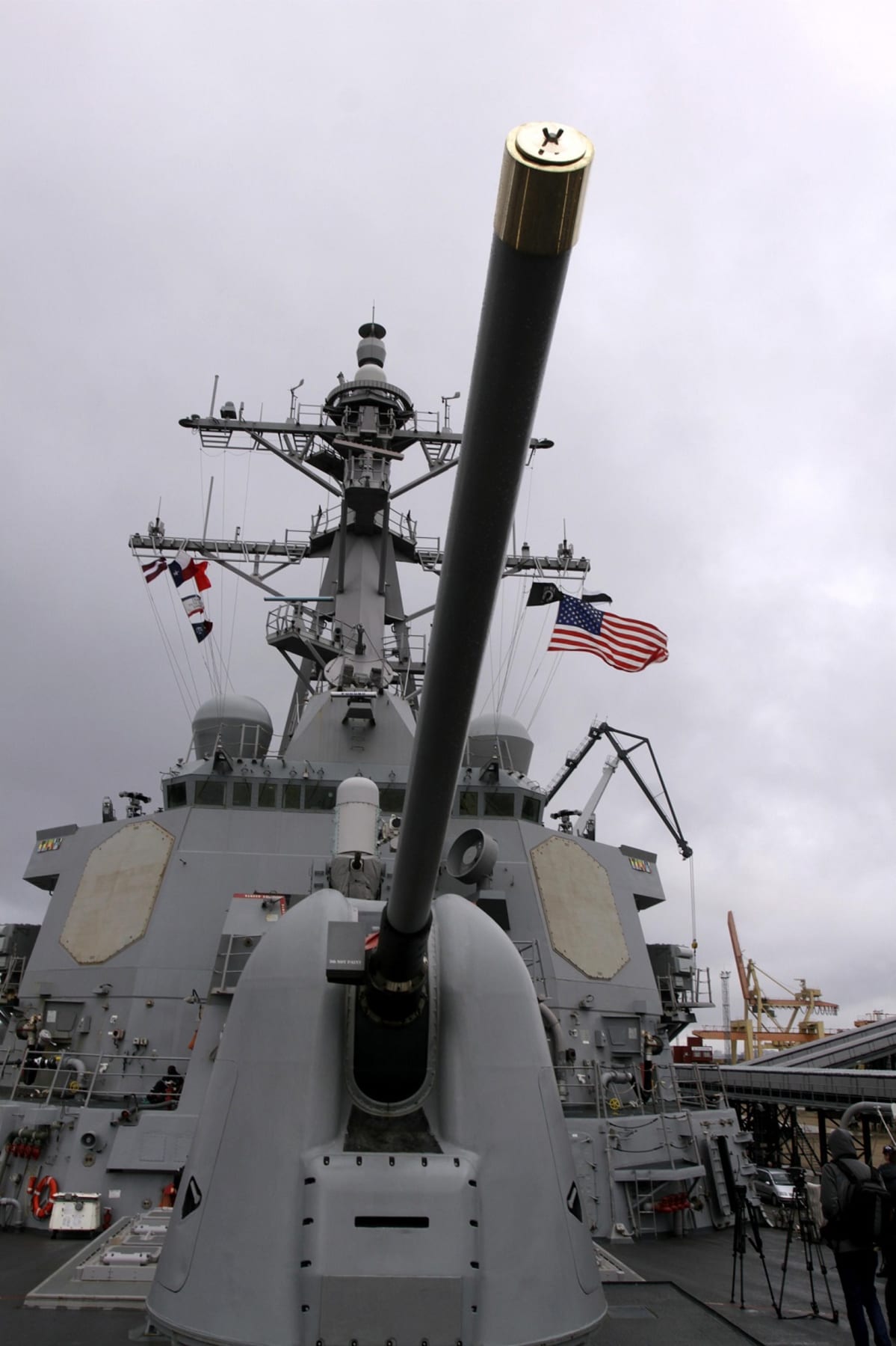 uss donald cook, keulatykki ja kansi