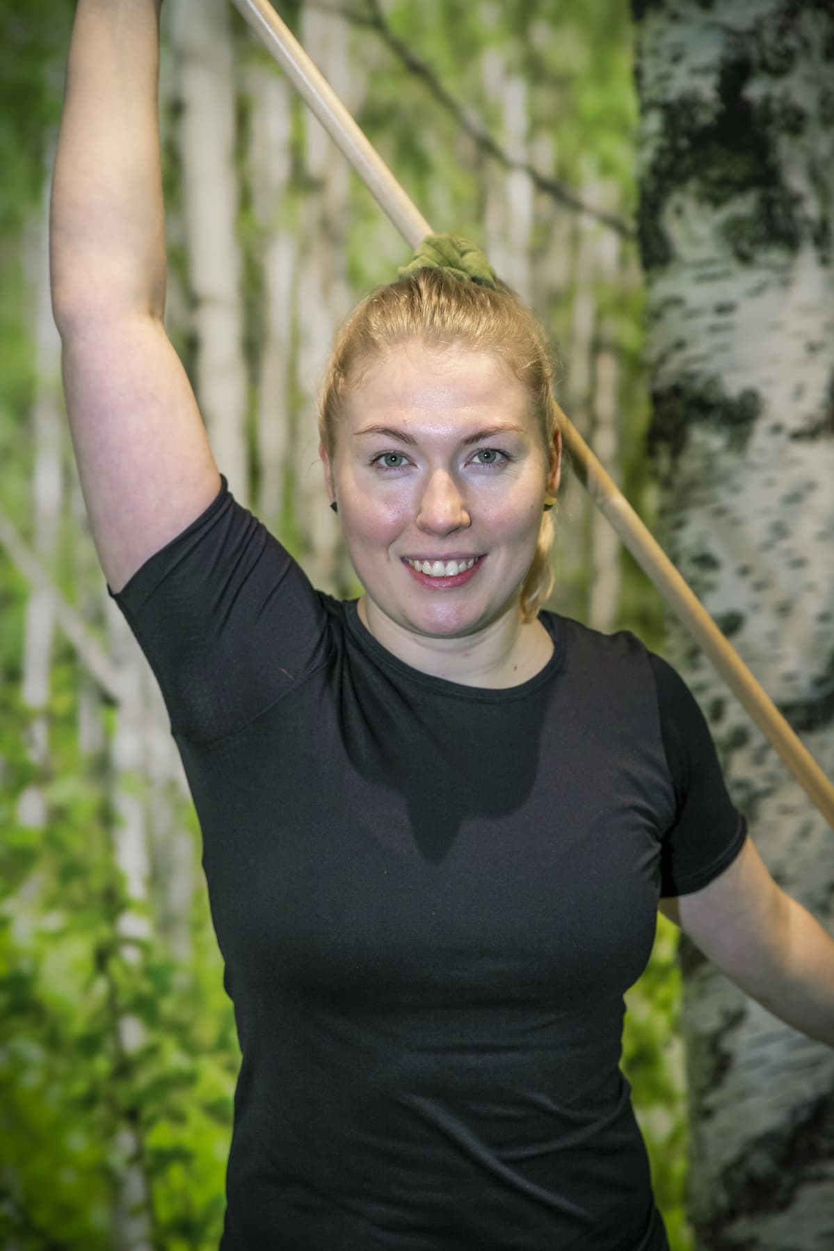 Helena Salo keppijumppaa.