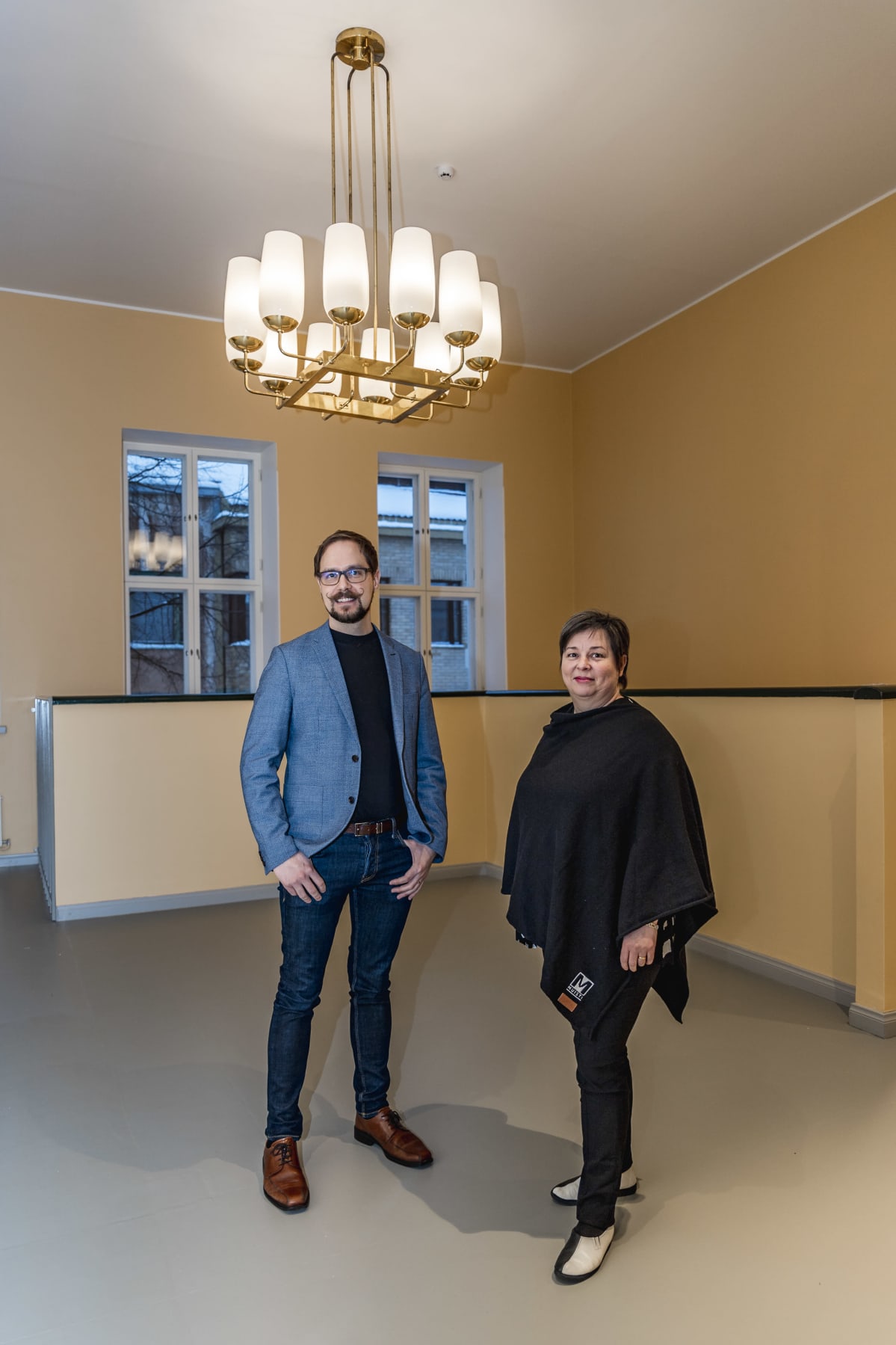Olli-Pekka Leskinen ja Pia Puntanen.
