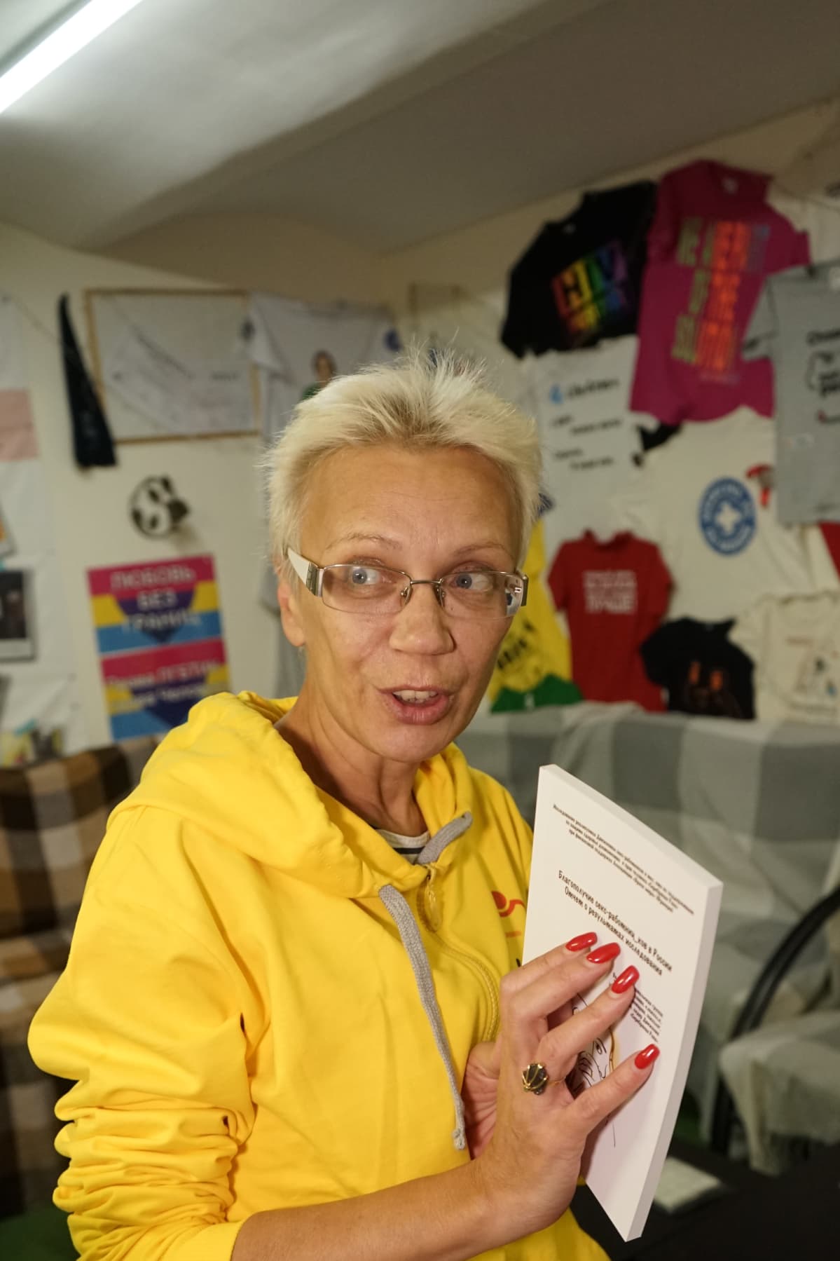 Irina Maslova on pietarilaisen seksityöläisten Silver Rose järjestön toiminnanjohtaja