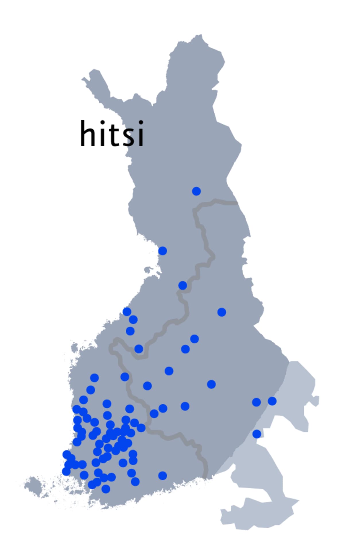 levinneisyys hitsi
