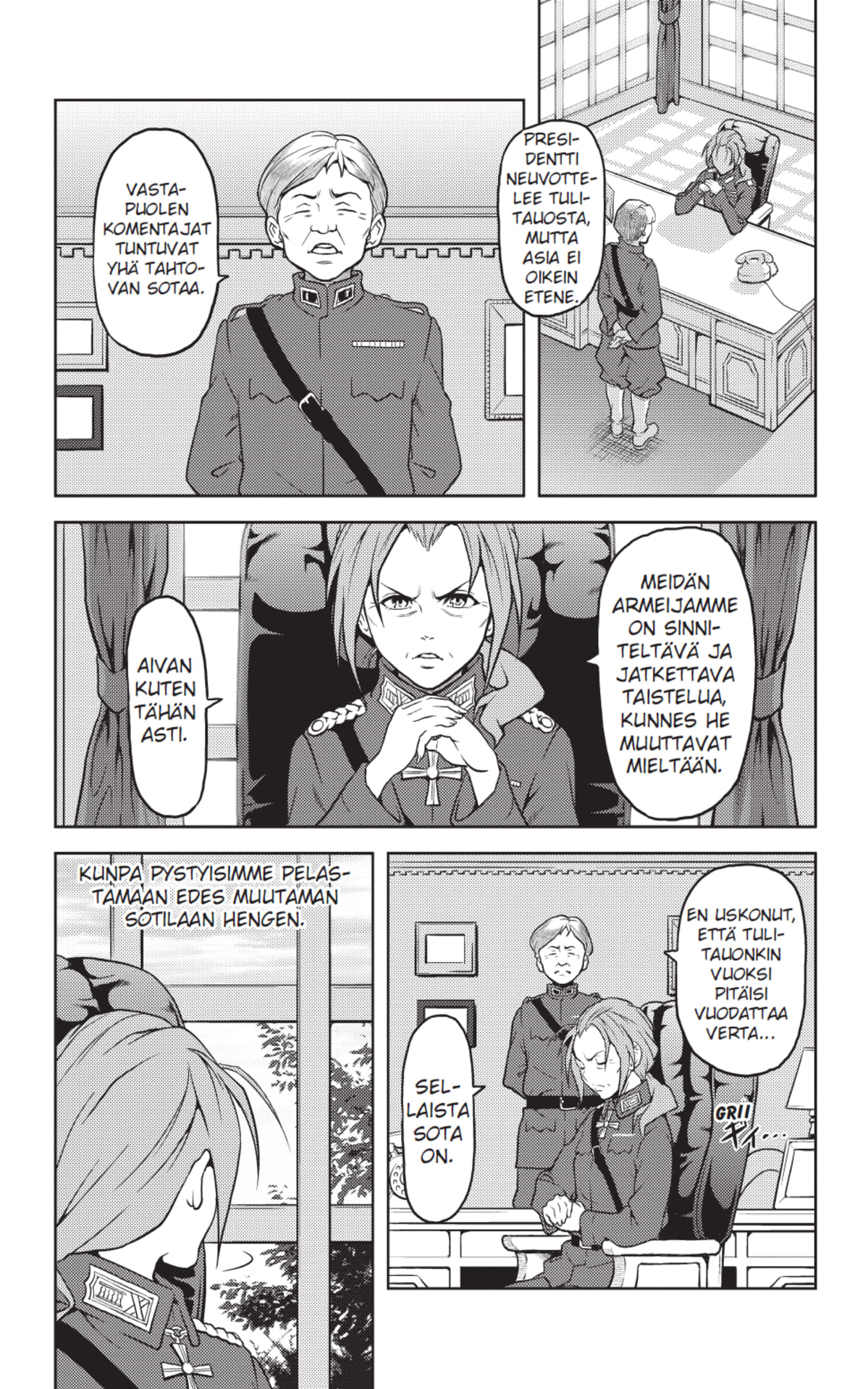 Valkoinen Noita, manga, Mannerheim