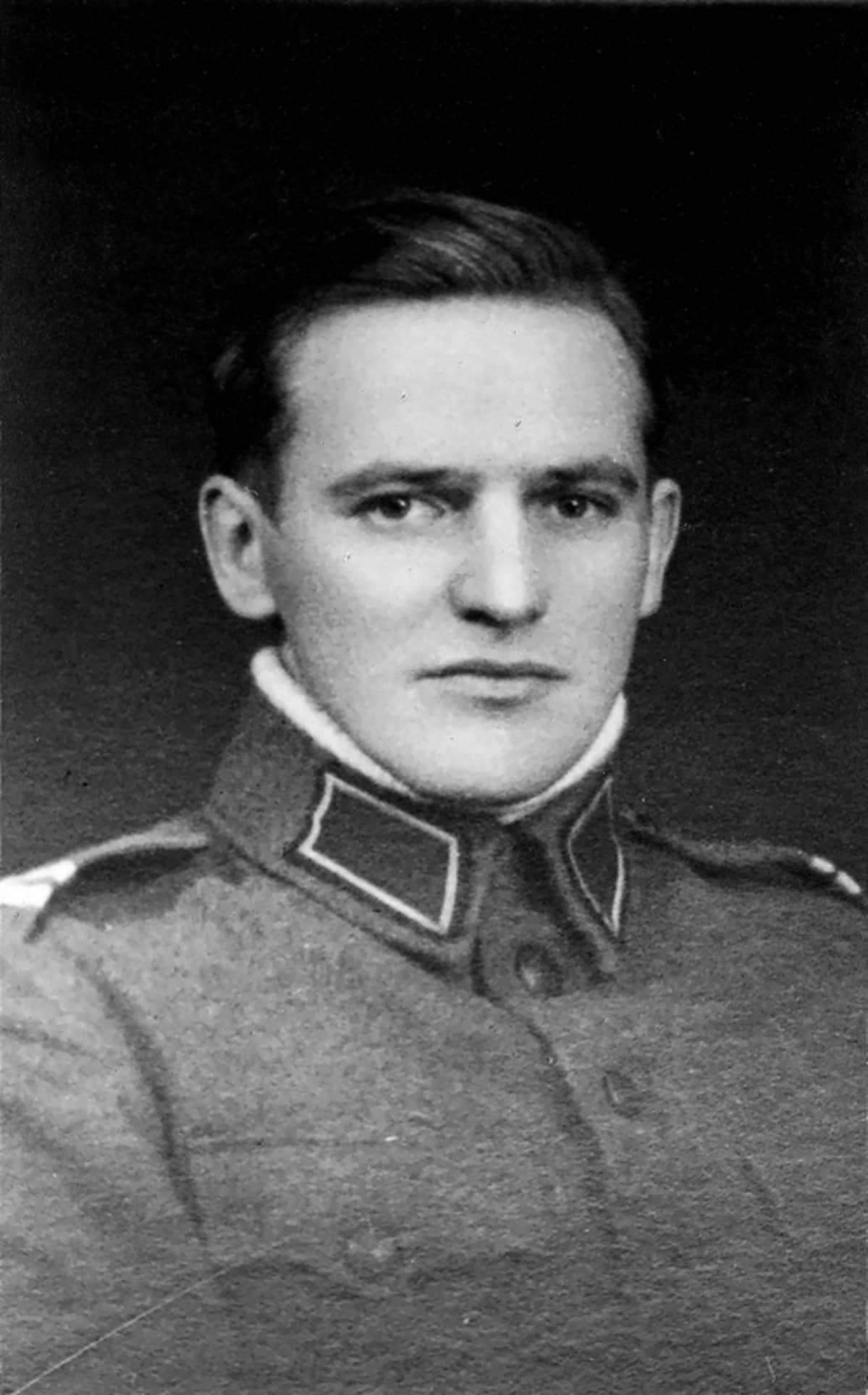 Alokas Hannes Hynönen Viipurin varuskunnassa 1934.