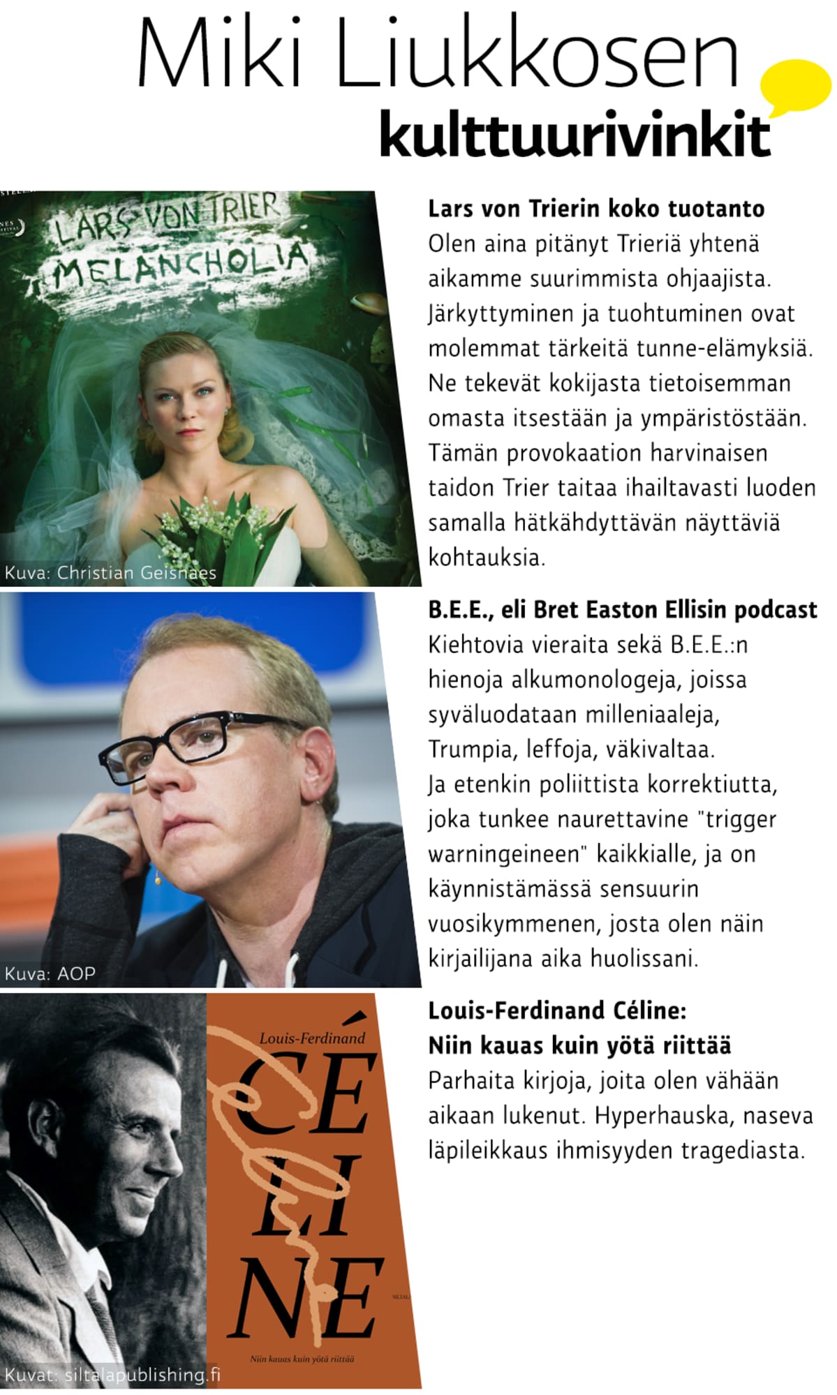 Kulttuurivinkit
