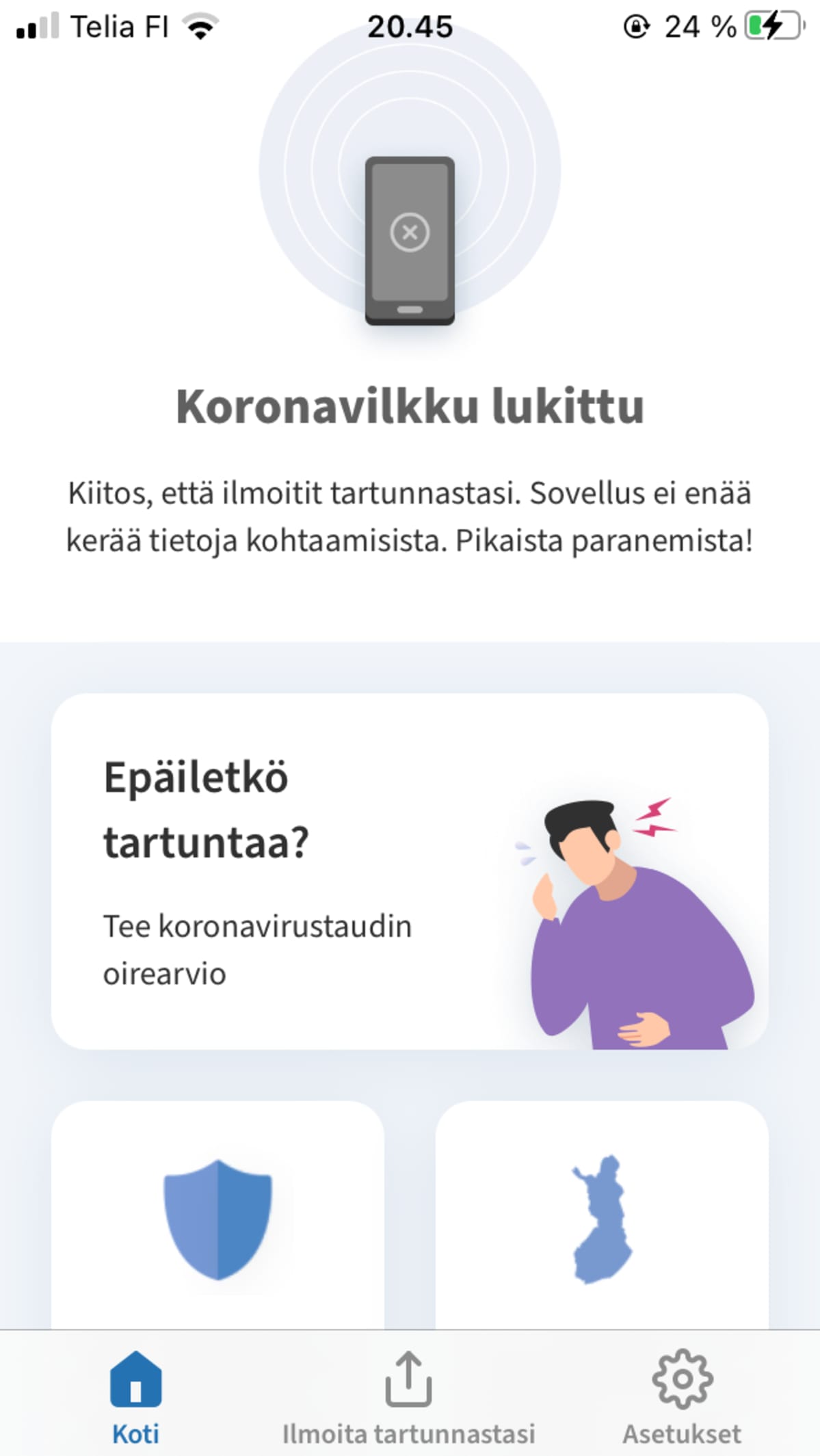 koronavilkku lukittu