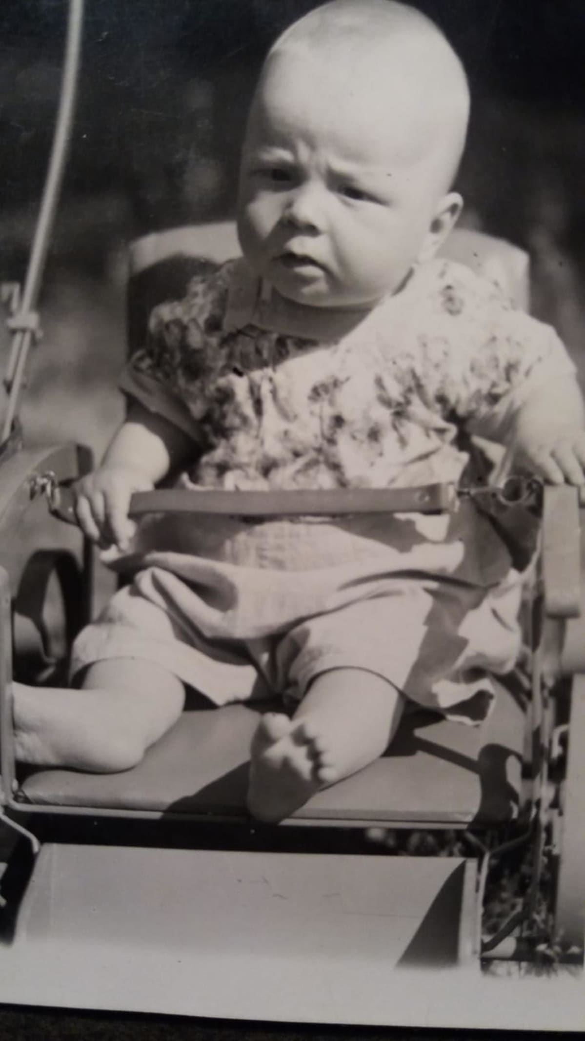 Arvi Lind evakossa Mikkelissä 1941.