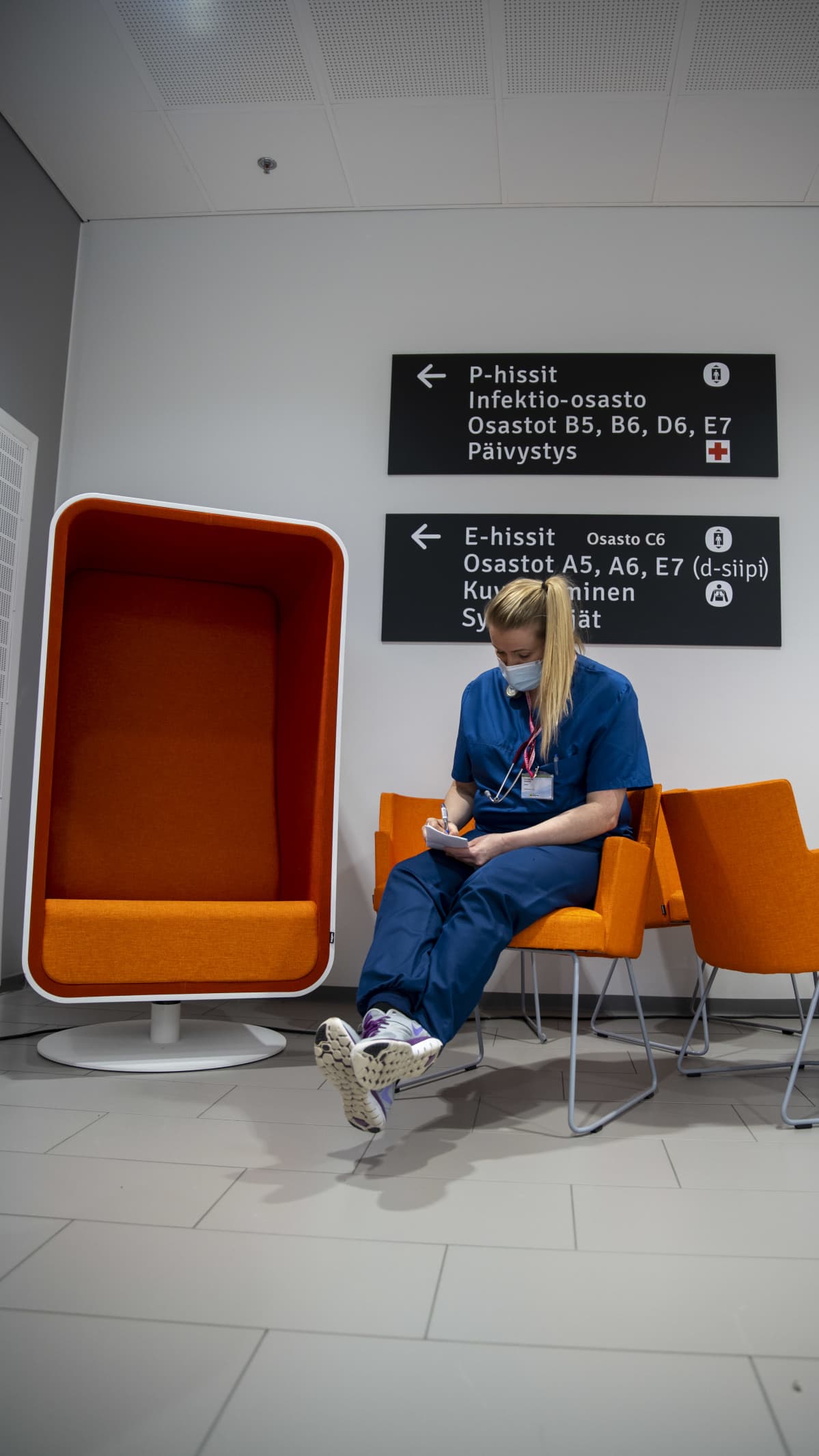 Eeva Tuunainen Kainuun keskussairaalasta.