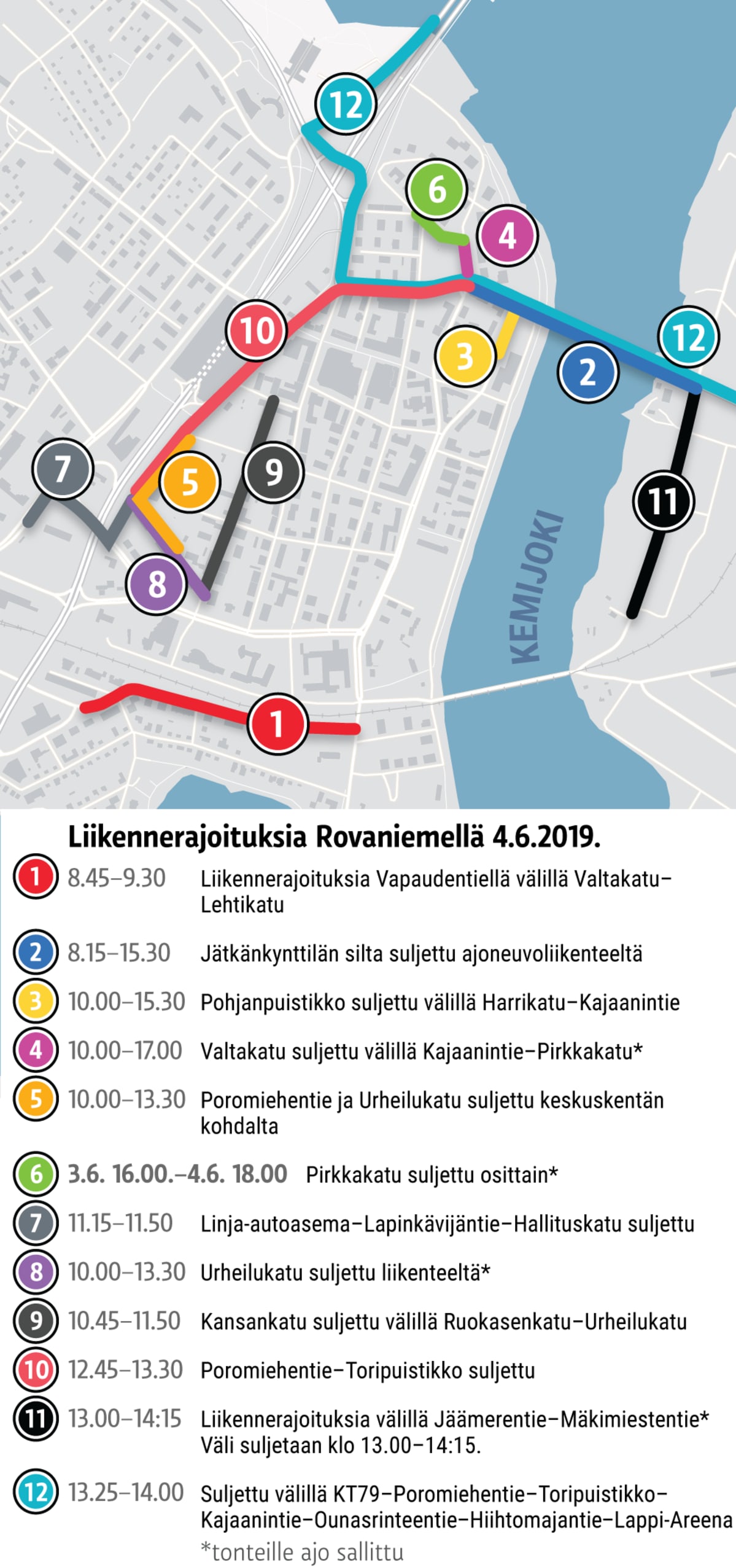 rovaniemi linja autoasema kartta Puolustusvoimien lippujuhla myllää Rovaniemen keskustan liikenteen 