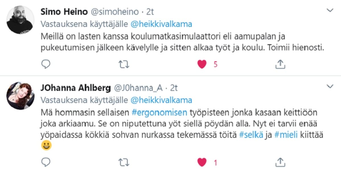 Twiittejä juttuun