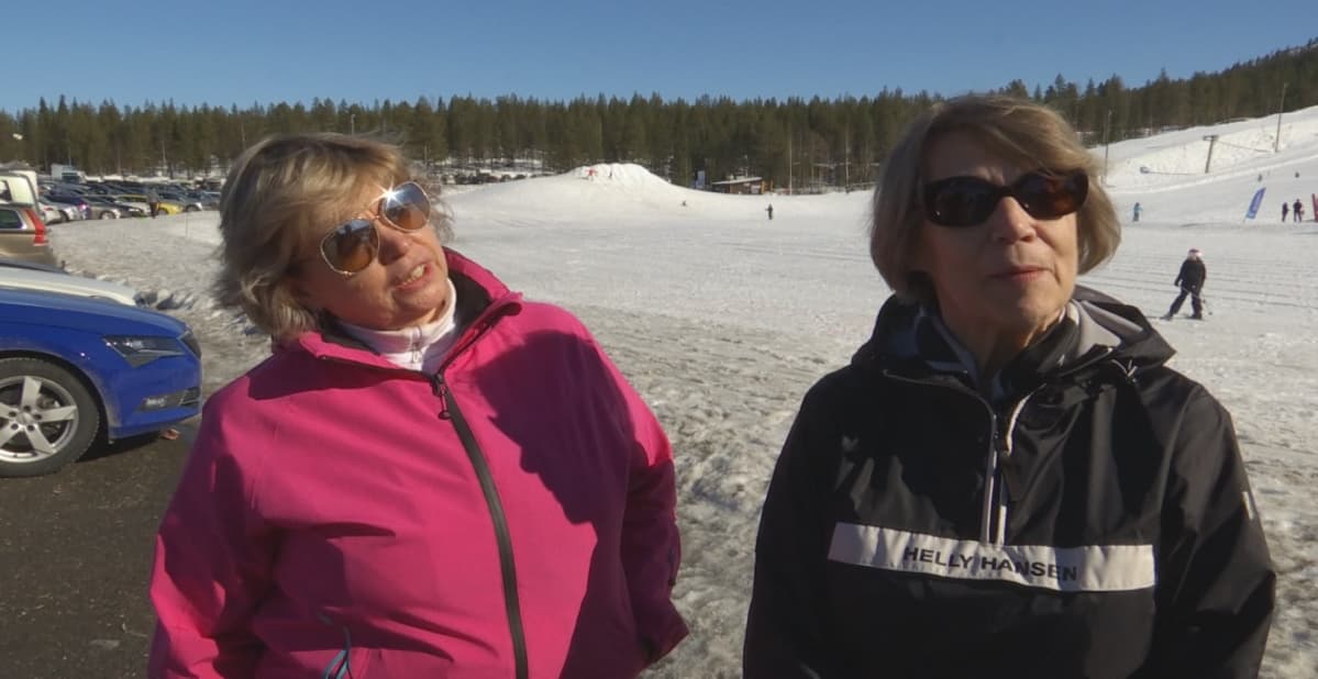 Raumalainen Raili Vainio ja porilainen Sirpa Rahko