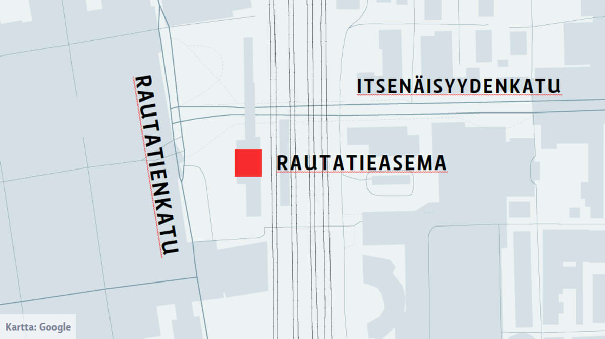 tampere kartta rautatieasema Mies horjahti kaiteelta Rautatienkadulla – loukkaantui vakavasti 