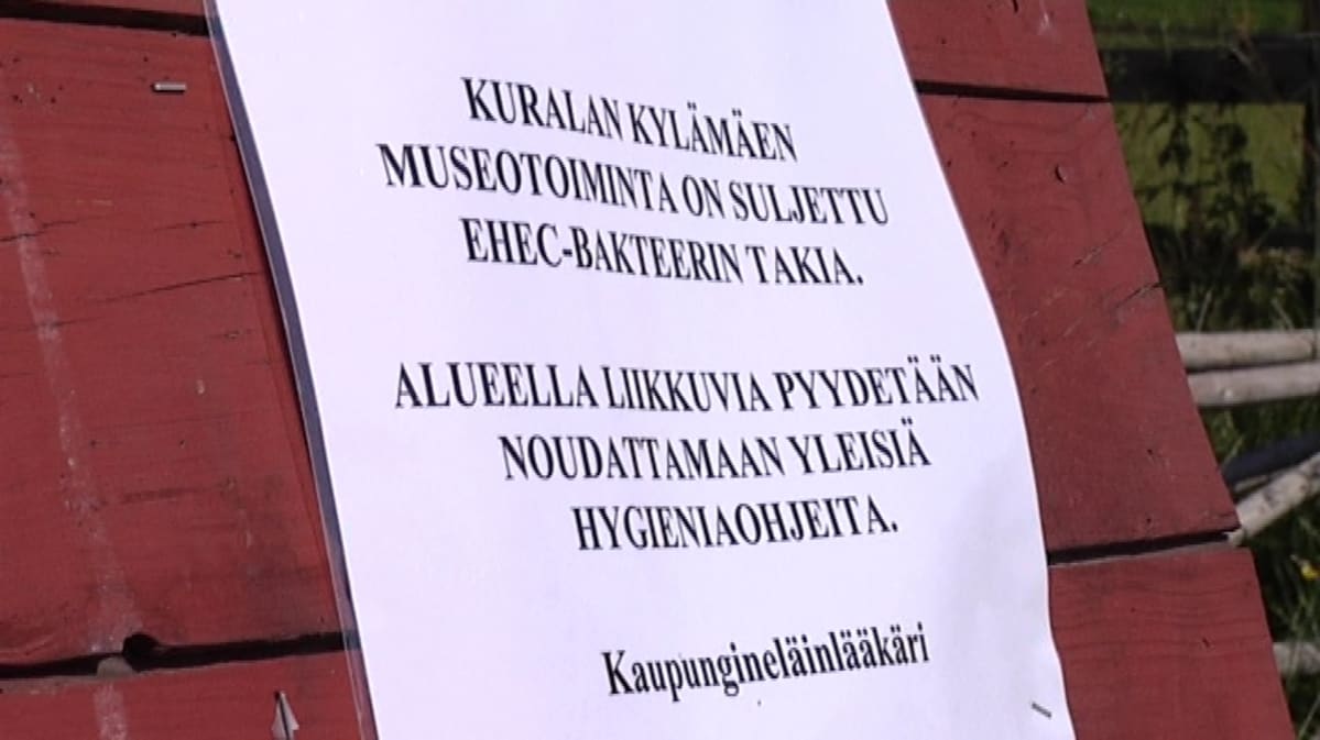Kuralan Kylämäki on suljettu Ehec-bakteerin takia.