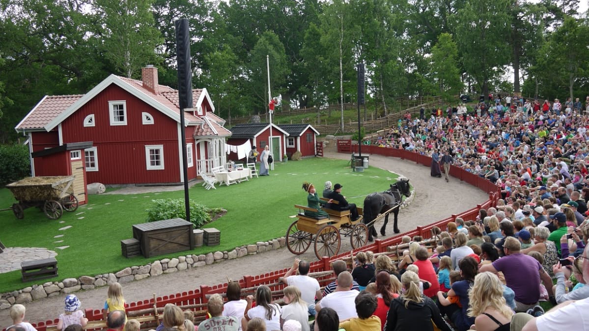 Astrid Lindgrenin maailmassa Vimmerbyssä.