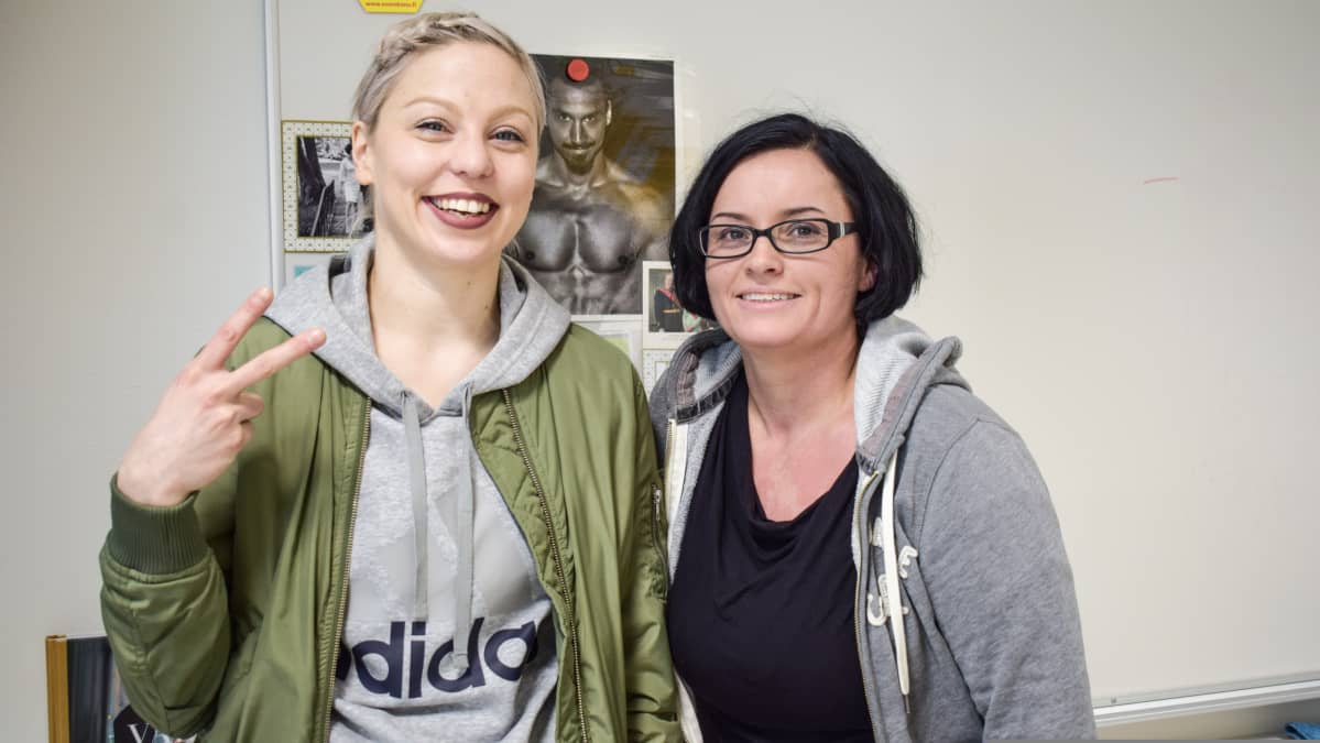 Erika Forsberg ja Minna Oksanen.