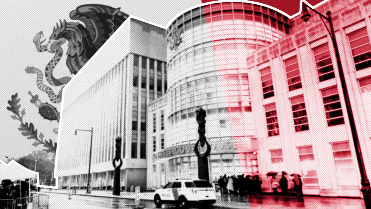 El Chapon oikeudenkäynti käydään Brooklynin oikeustalolla New Yorkissa.
