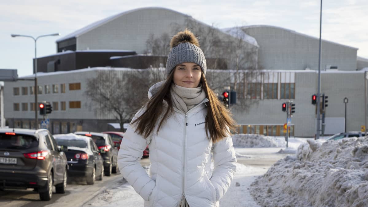 Linda Tervaniemi palasi toistamiseen tuttuihin lumisiin maisemiin Rovaniemelle.