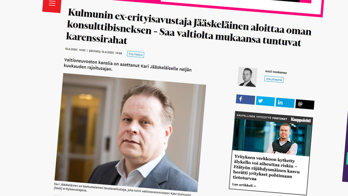 Talouselämän uutinen.