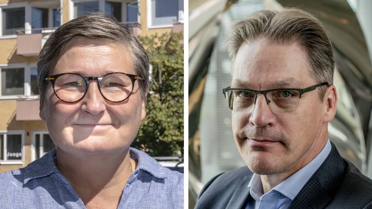 Tiina Helenius, pääekonomisti, eläkeyhtiö Elo ja Risto Murto, toimitusjohtaja, työeläkevakuutusyhtiö Varma