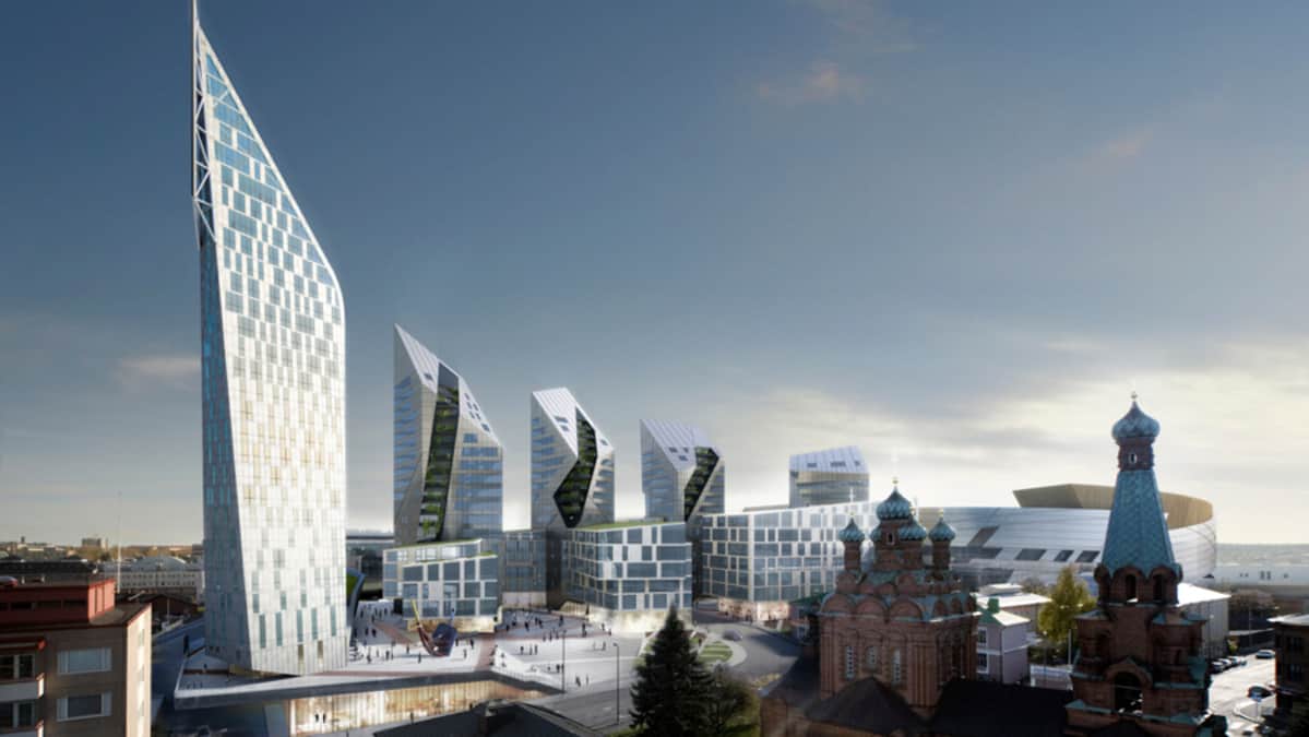 Tampereen Keskusareenan uusi ulkoasusuunnitelma