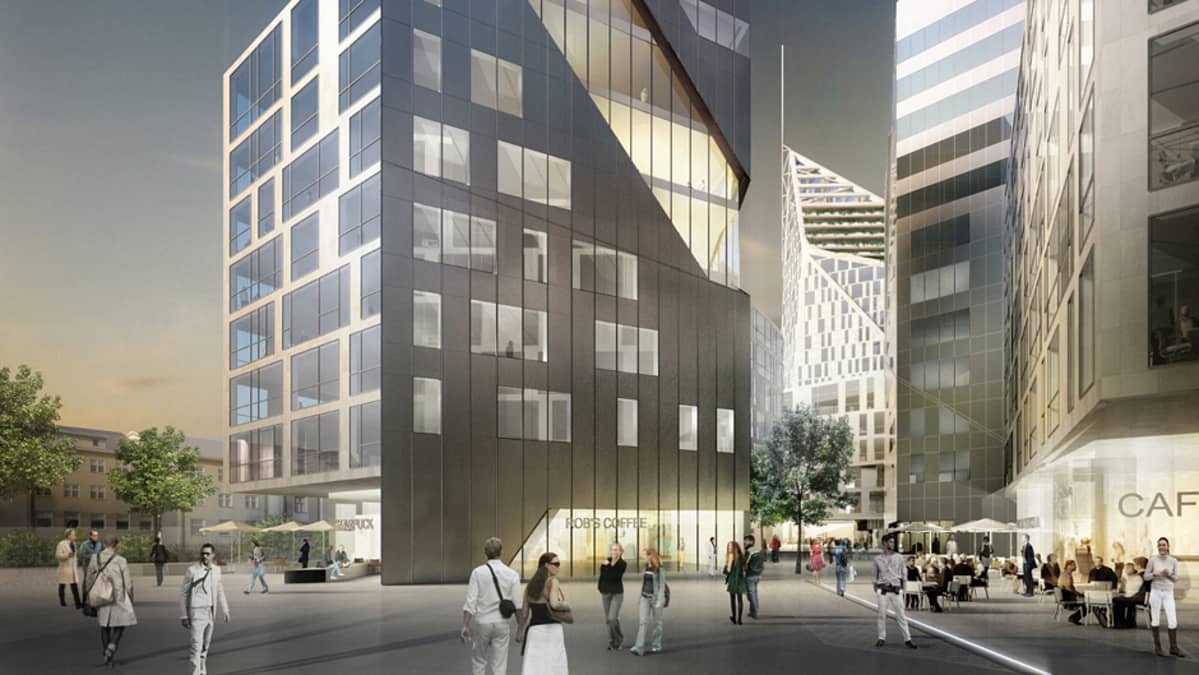 Tampereen Keskusareenan ja Kannen uusi ulkoasusuunnitelma