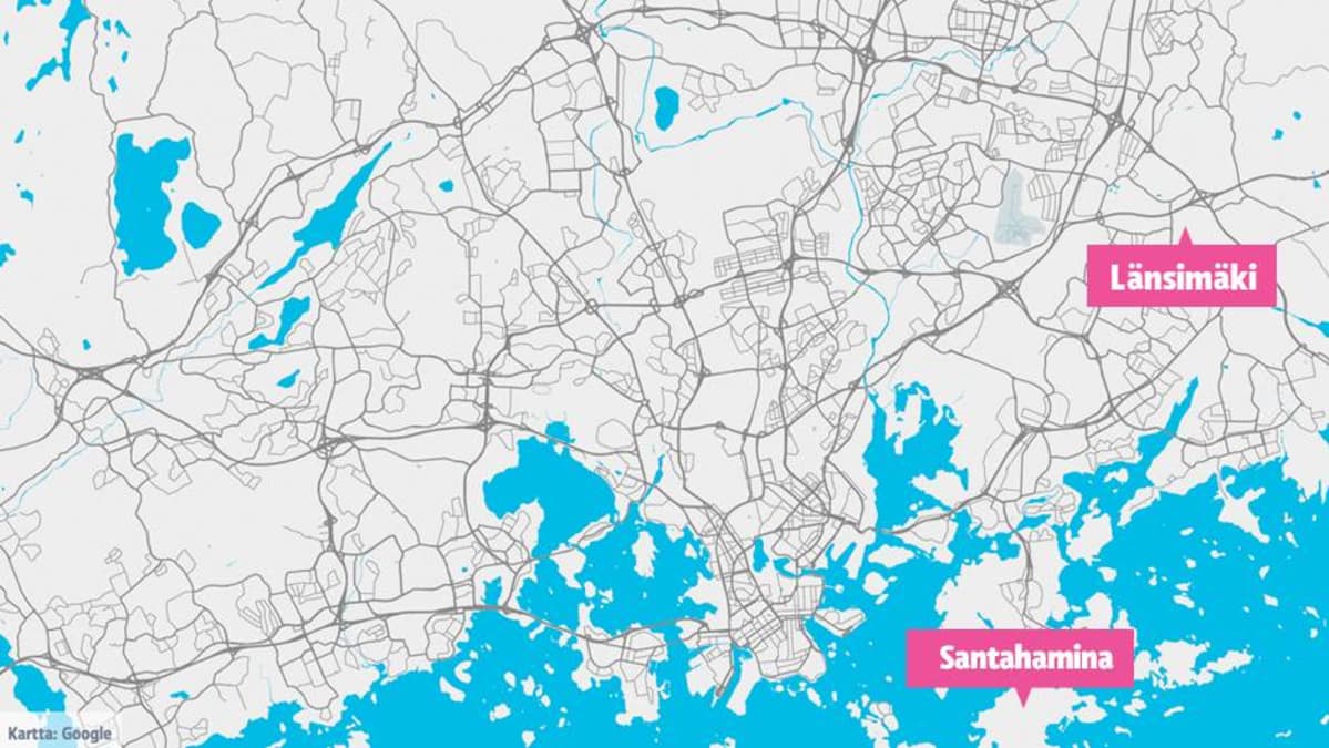 Kotini metropoli - kartta