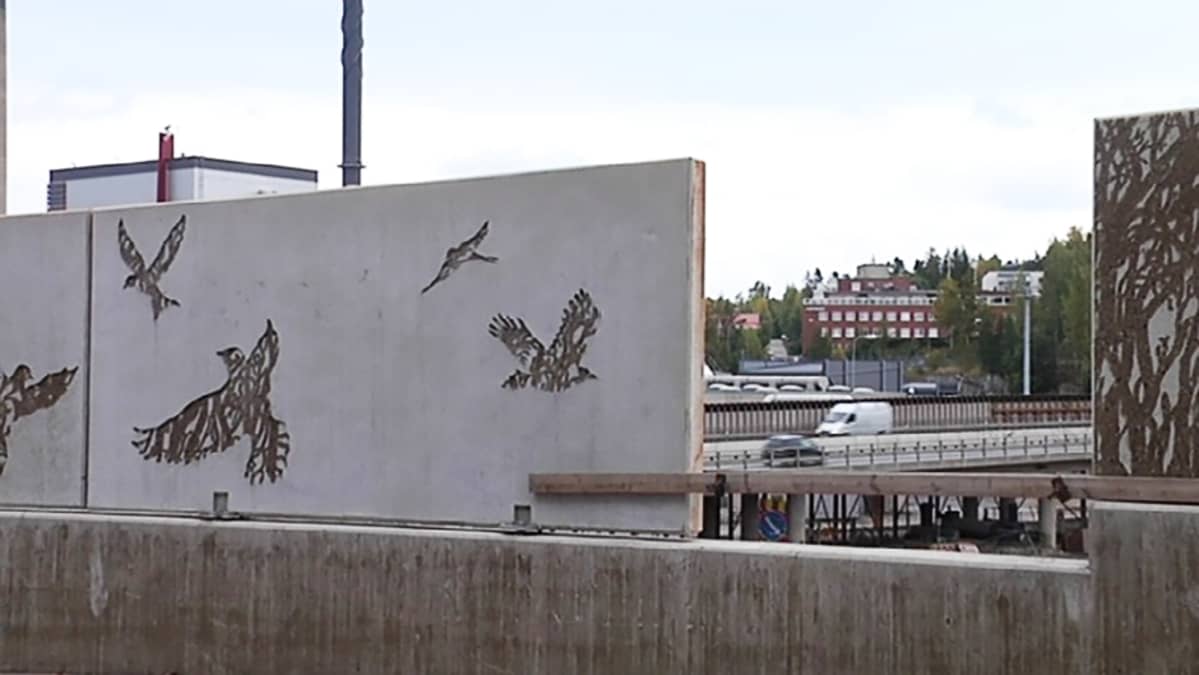 Taidetta nousee Rantatunnelin meluesteisiin Tampereella.