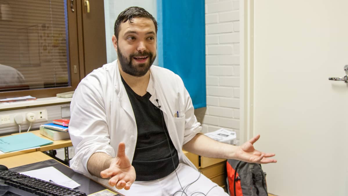 Raul Valiente espanjalainen lääkäri Suomussalmella